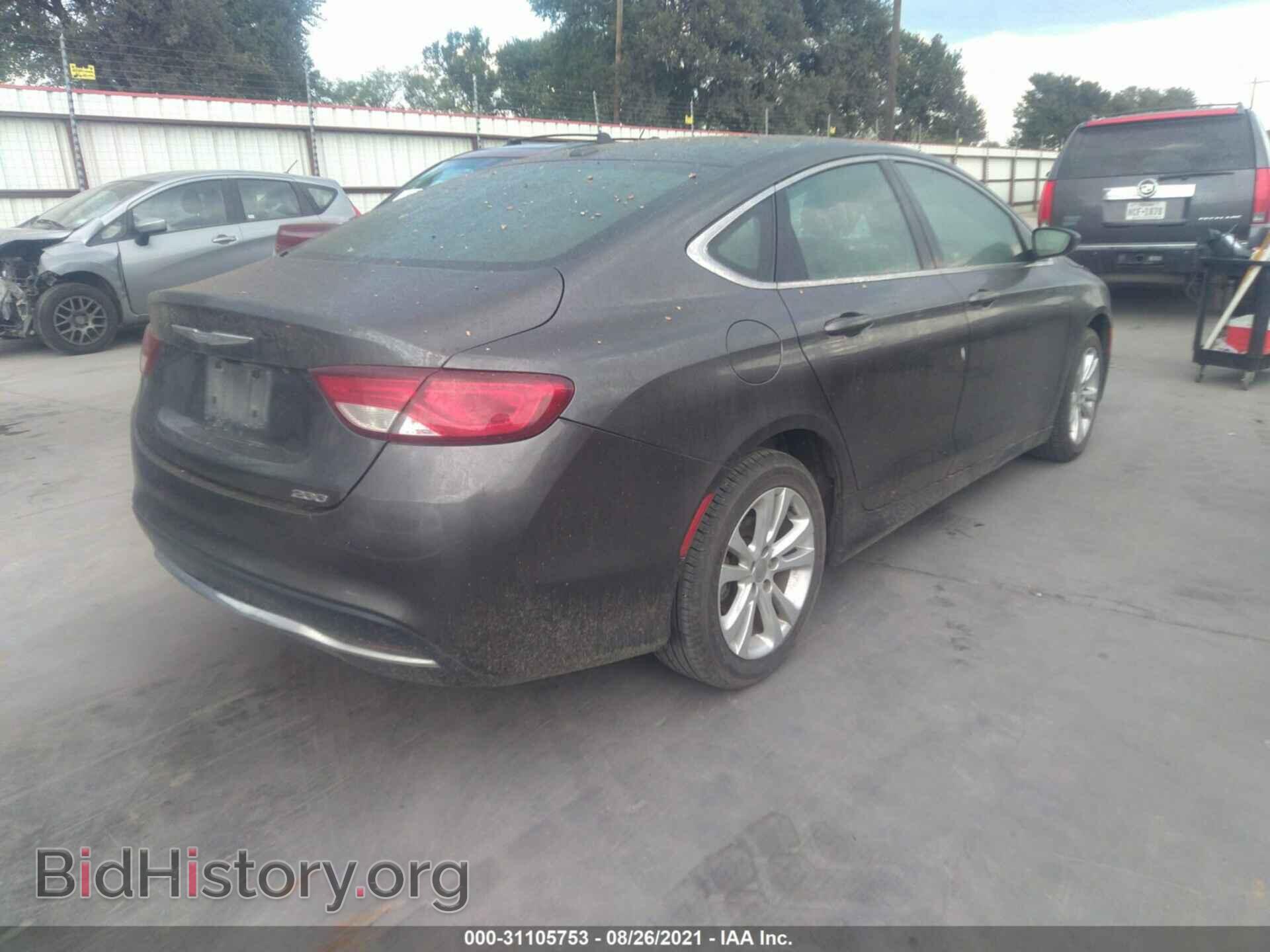 2016 CHRYSLER 200 - VIN: 1C3CCCAB0GN103782 - Фото 4