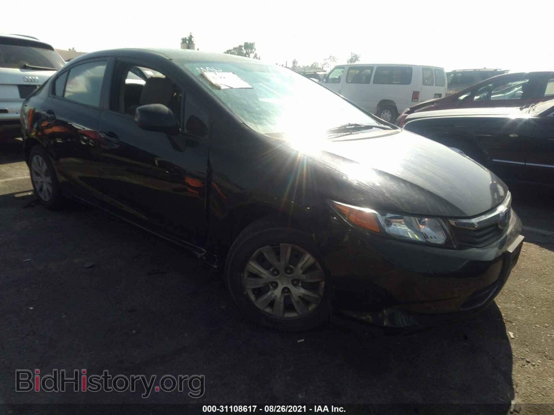 Photo JHMFB2F58CS005604 - HONDA CIVIC SDN 2012
