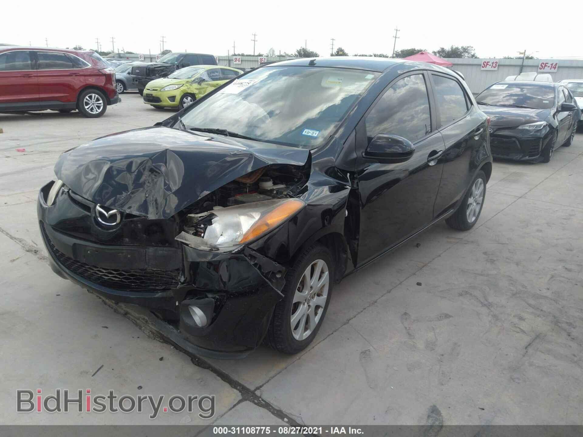 2011 MAZDA MAZDA2 - VIN: JM1DE1HY7B0103227 - Фото 2