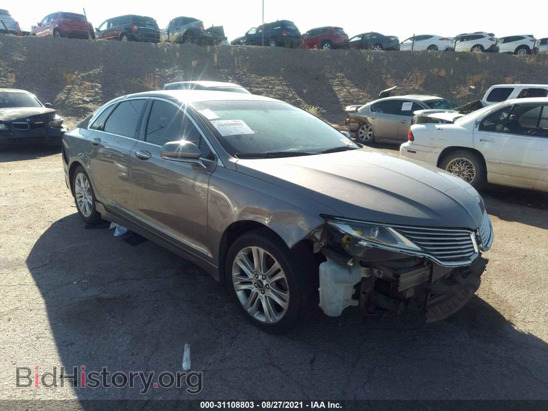 Фотография 3LN6L2J96GR630489 - LINCOLN MKZ 2016