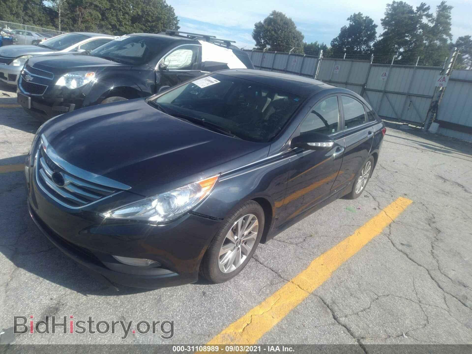 2014 HYUNDAI SONATA - VIN: 5NPEC4AC2EH913527 - Фото 2