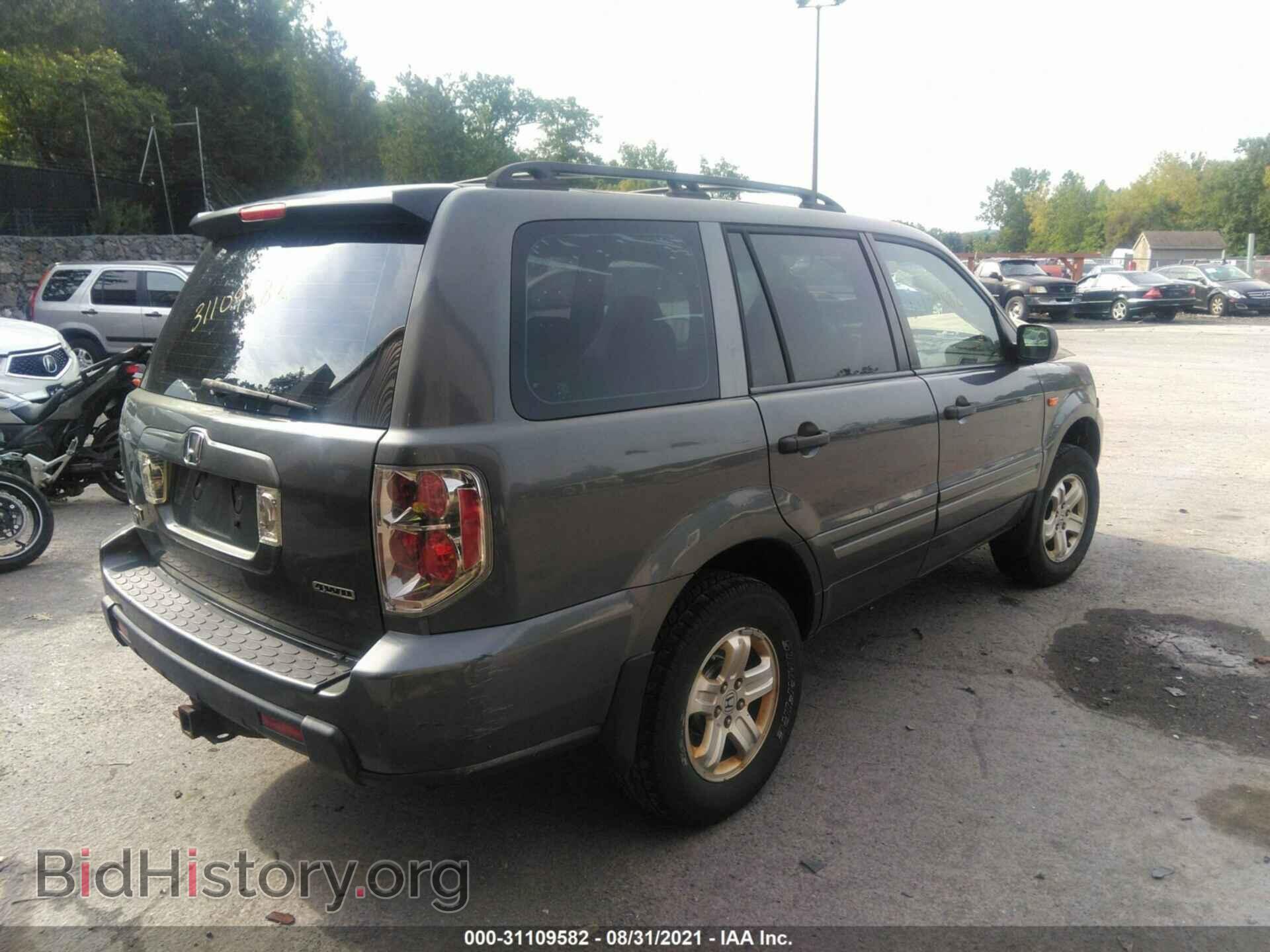 2007 HONDA PILOT - VIN: 2HKYF18127H532996 - Фото 4