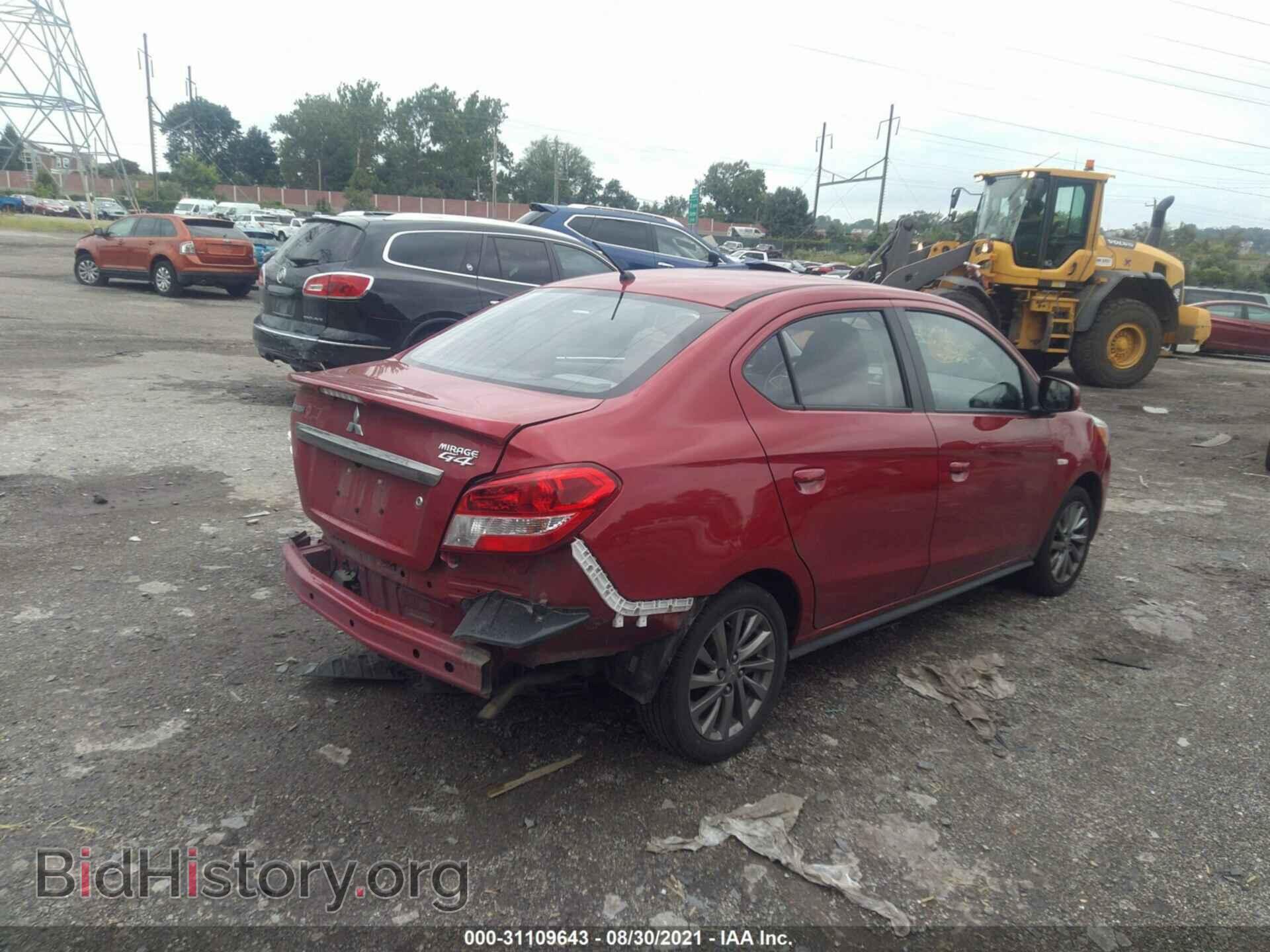 2019 MITSUBISHI MIRAGE G4 - VIN: ML32F3FJ7KHF08257 - Фото 4