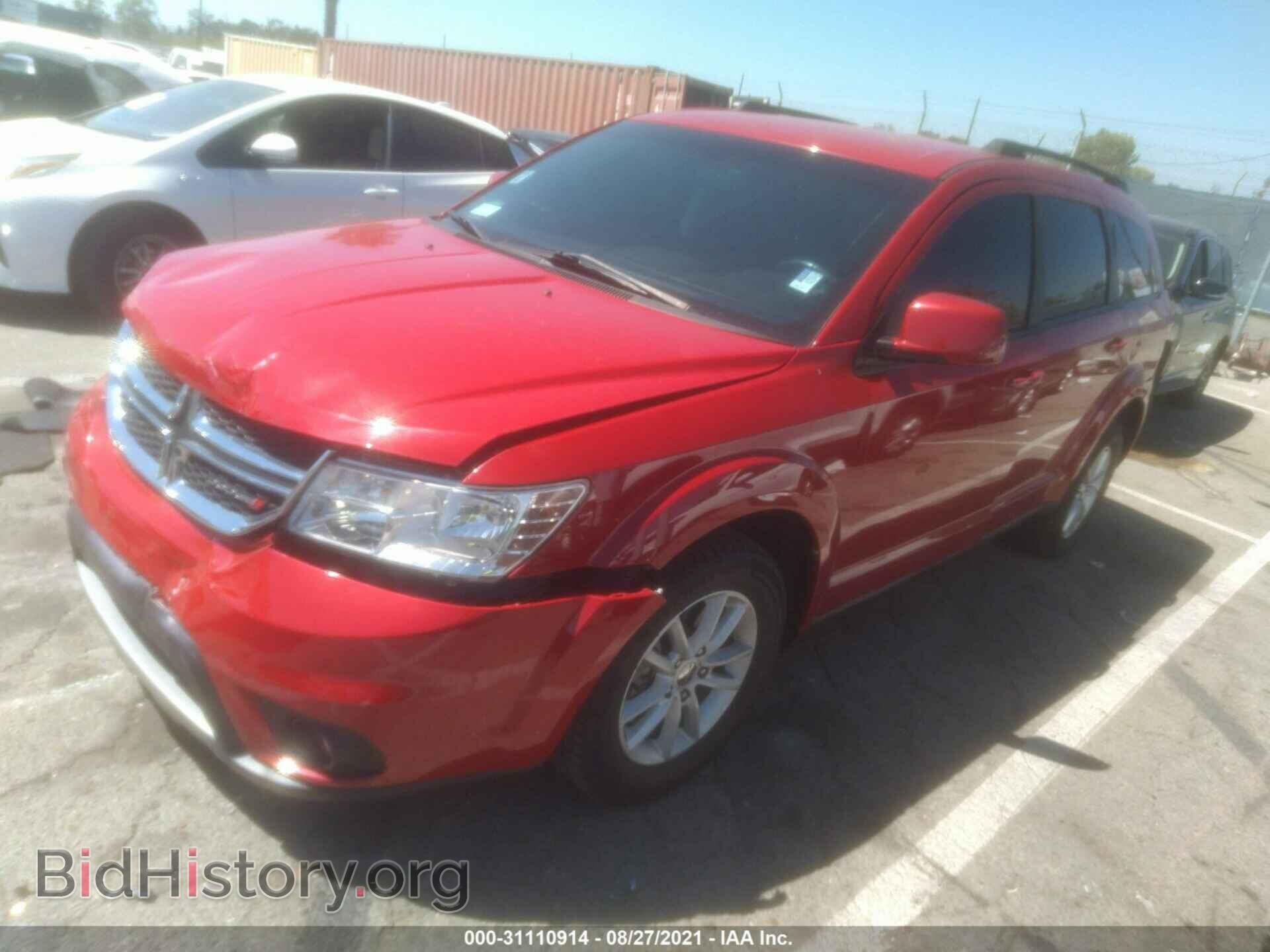 2016 DODGE JOURNEY - VIN: 3C4PDCBB2GT186141 - Фото 2