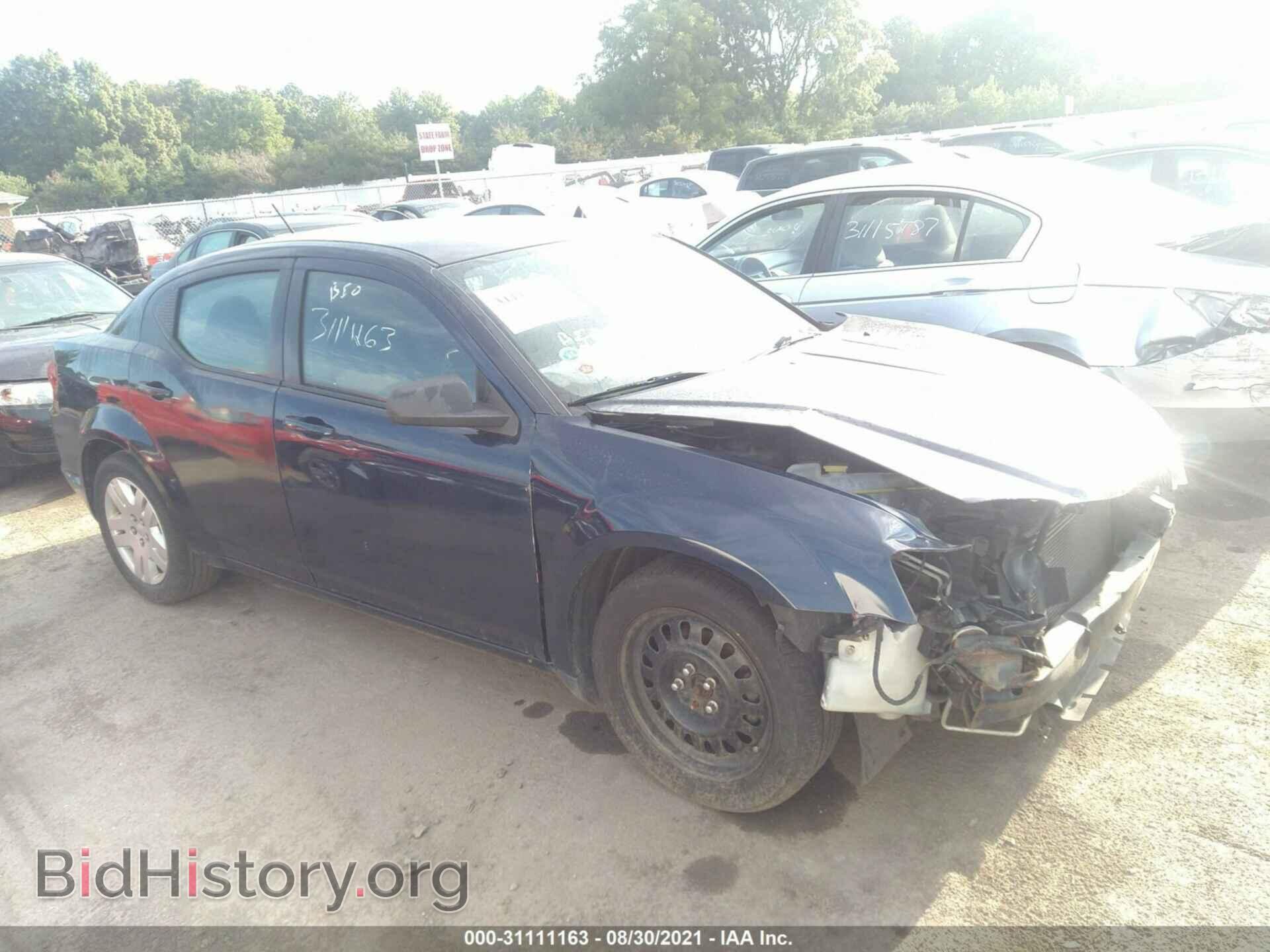 Photo 1C3CDZAB2CN147373 - DODGE AVENGER 2012