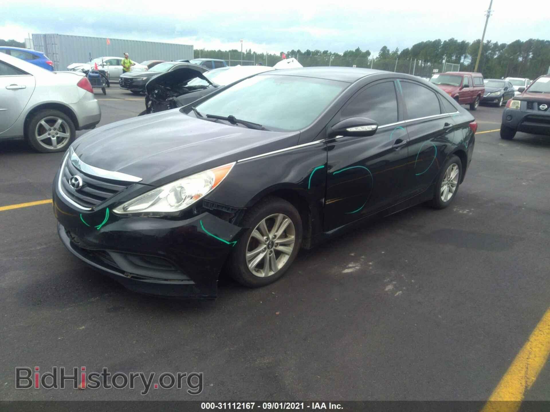 2014 HYUNDAI SONATA - VIN: 5NPEB4AC7EH898364 - Фото 2