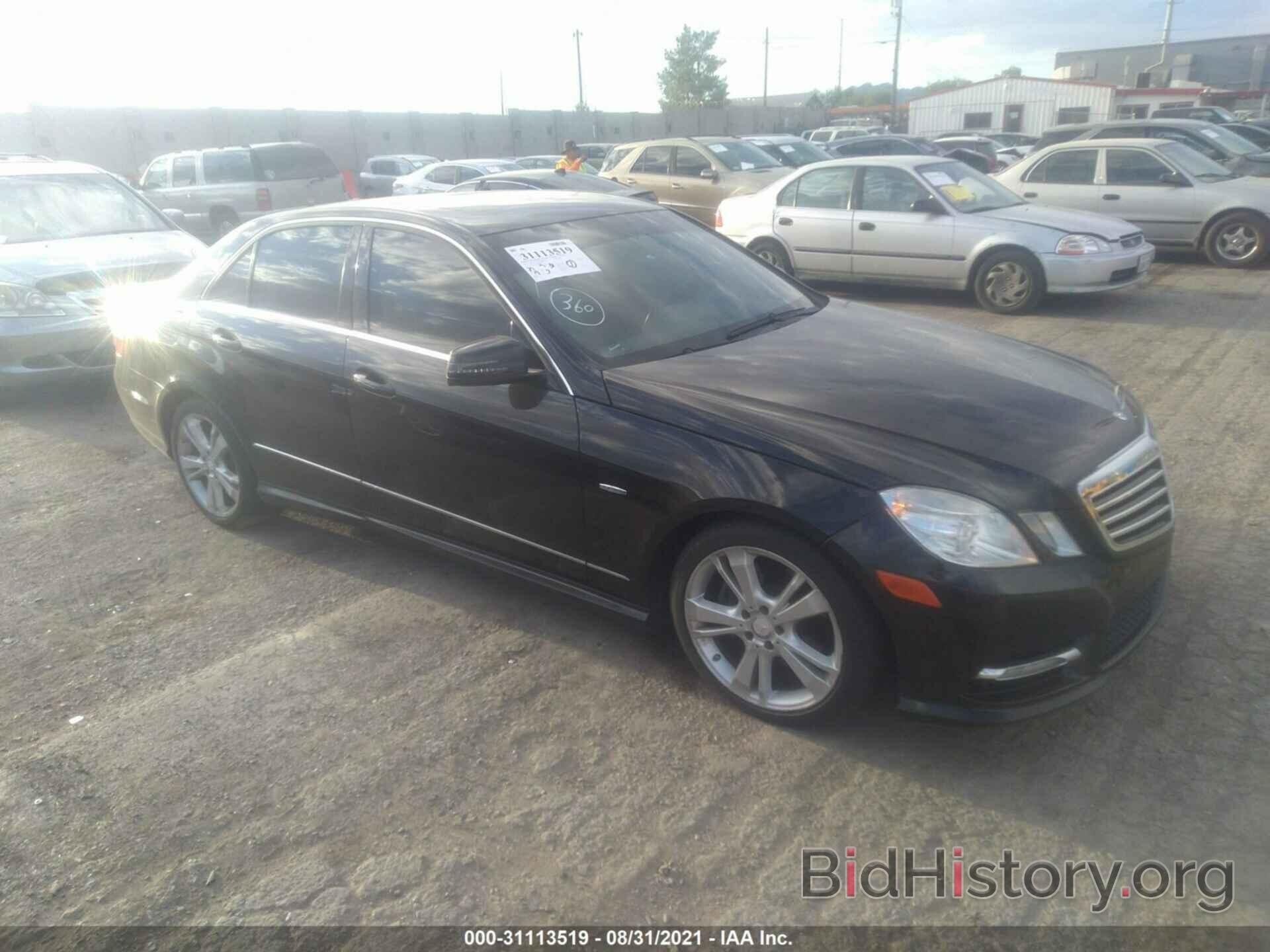 Photo WDDHF5KB2CA646769 - MERCEDES-BENZ E-CLASS 2012