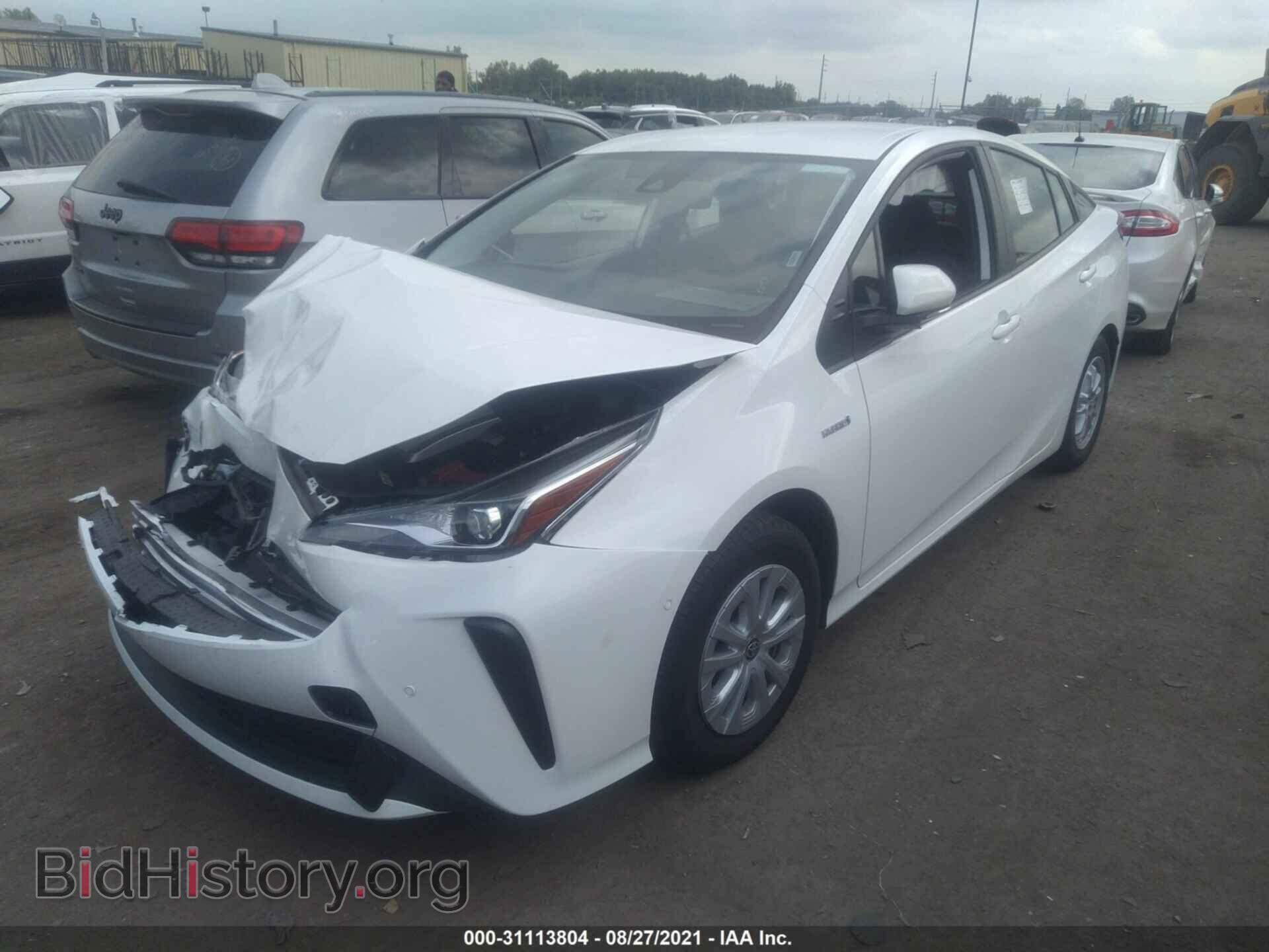 2021 TOYOTA PRIUS - VIN: JTDKAMFU0M3148564 - Фото 2