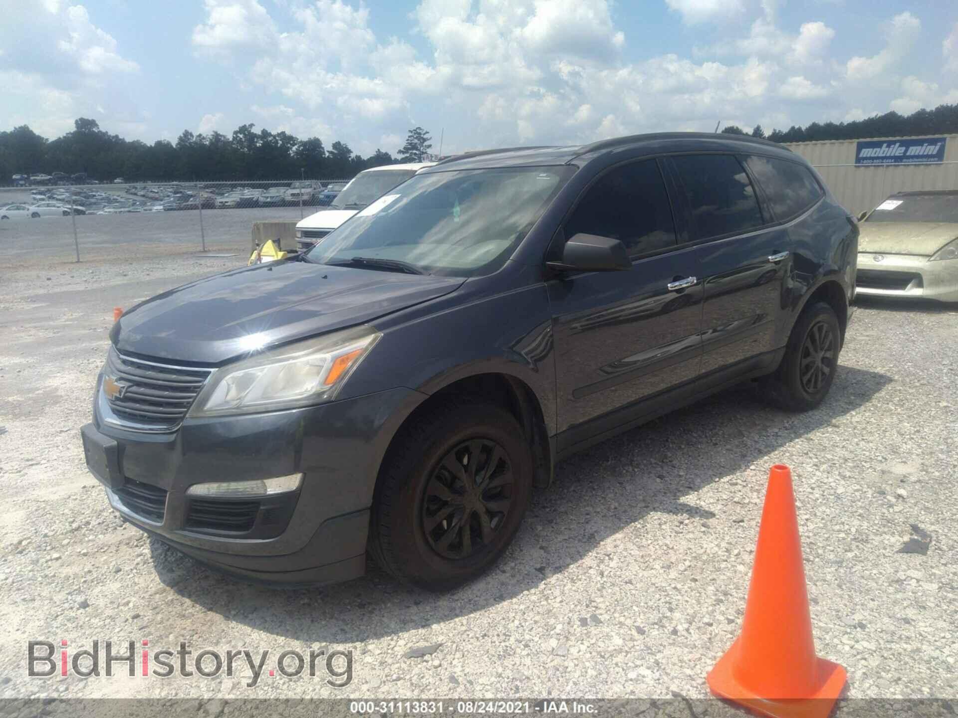 2013 CHEVROLET TRAVERSE - VIN: 1GNKRFED4DJ117780 - Фото 2