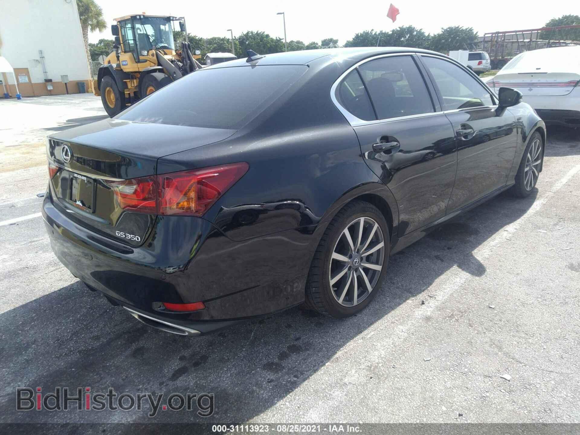 2013 LEXUS GS 350 - VIN: JTHBE1BL7D5016601 - Фото 4