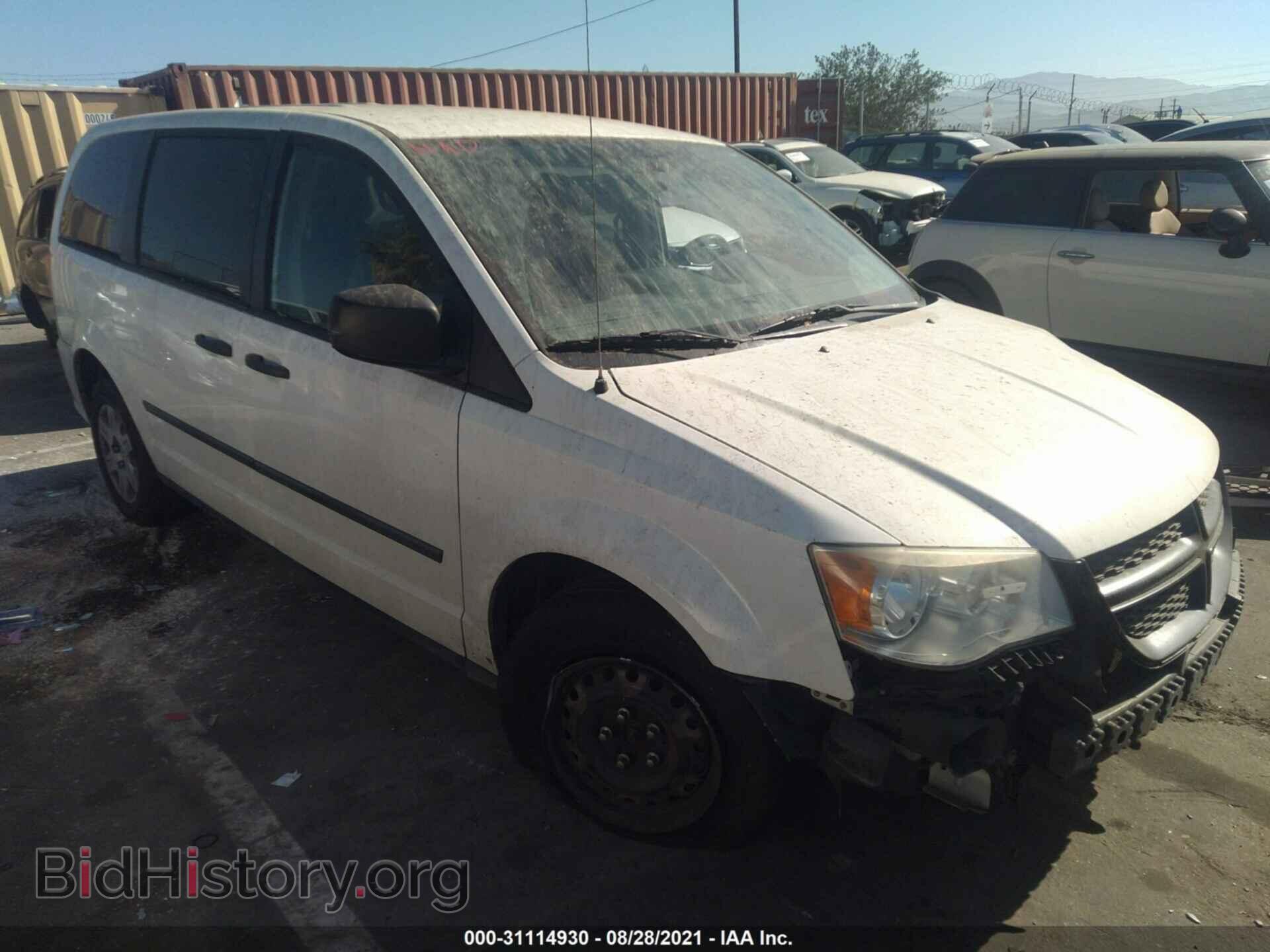 Фотография 2C4RRGAG1DR580047 - RAM CARGO VAN 2013