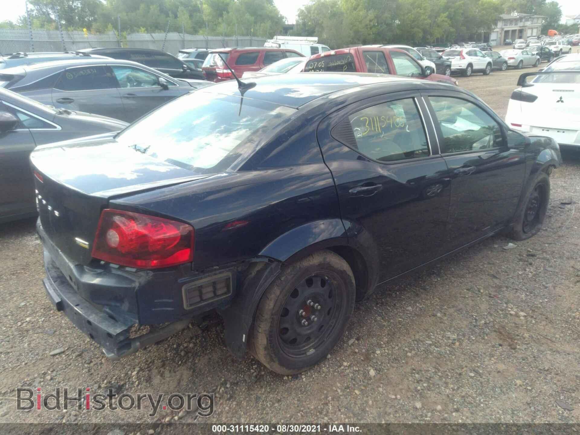 2013 DODGE AVENGER - VIN: 1C3CDZAG8DN669017 - Фото 4