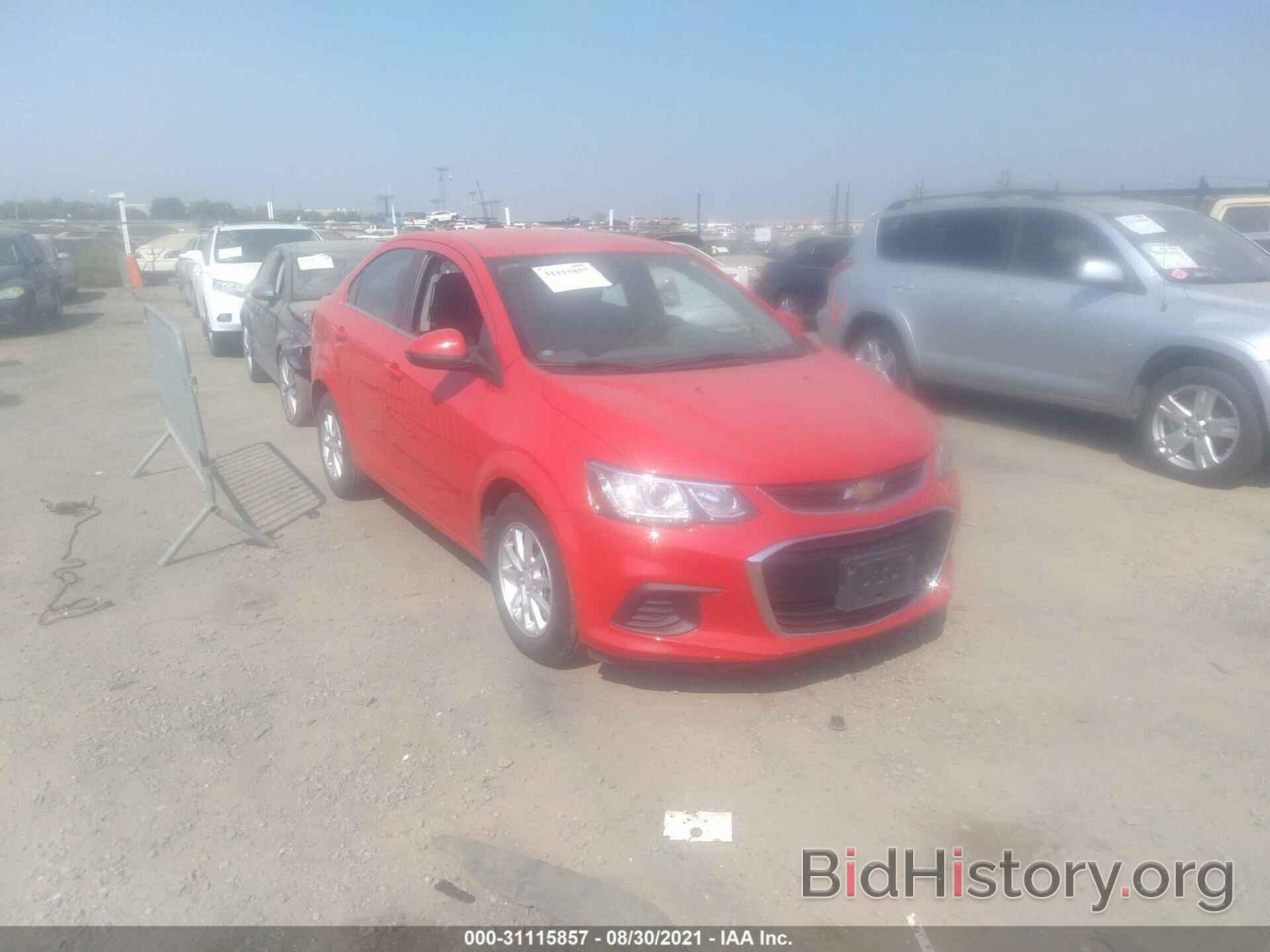 Фотография 1G1JD5SG3H4100879 - CHEVROLET SONIC 2017