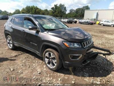 2020 Jeep COMPASS Limited, gray — VIN 3C4NJDCB6LT159121, IAAI