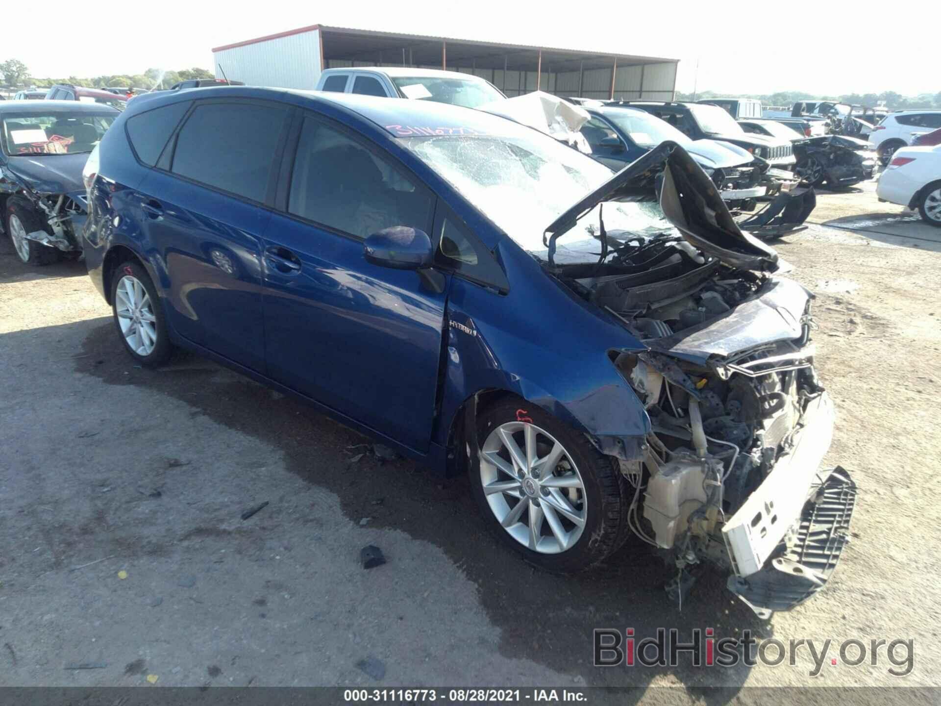 Photo JTDZN3EU5D3283795 - TOYOTA PRIUS V 2013