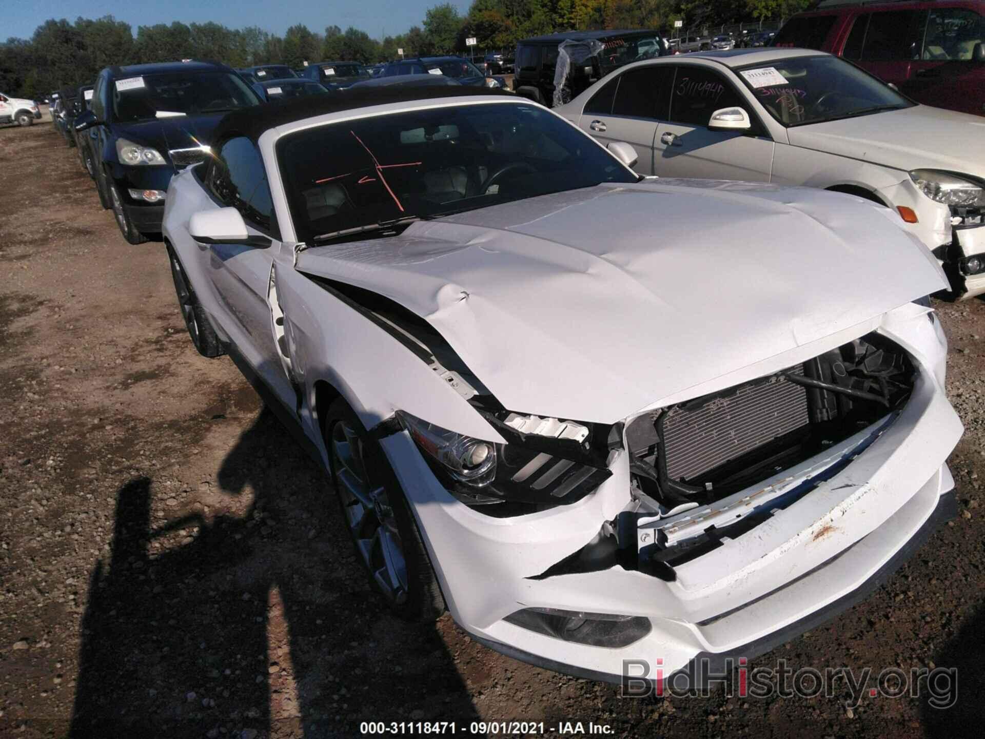 Photo 1FATP8UH3H5331585 - FORD MUSTANG 2017
