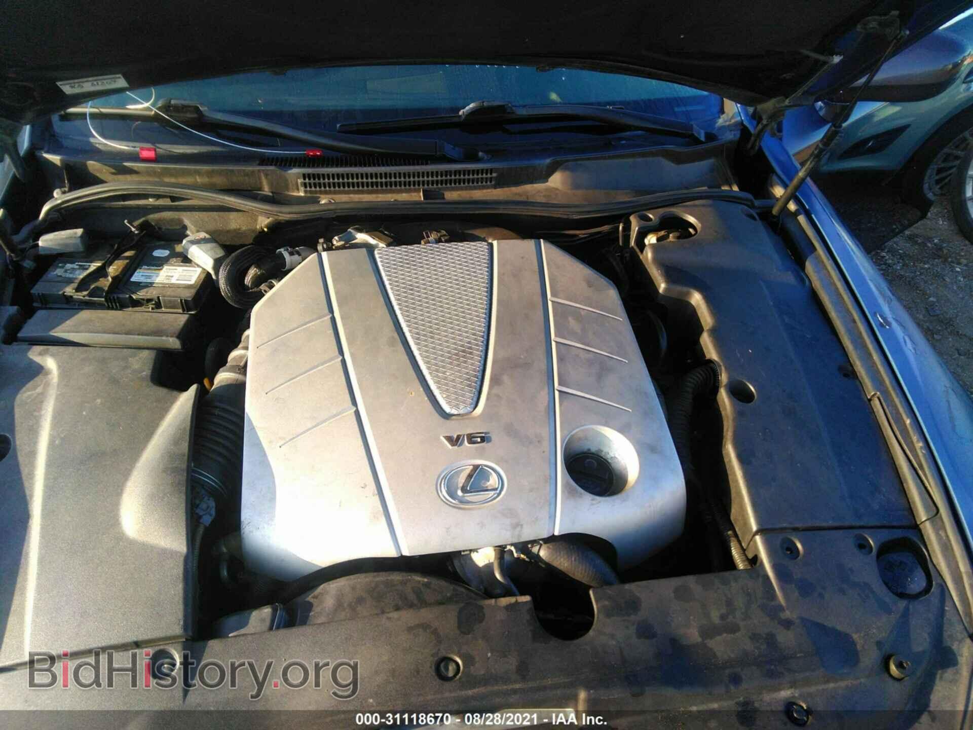 2008 LEXUS IS 350 - VIN: JTHBE262385019461 - Фото 10