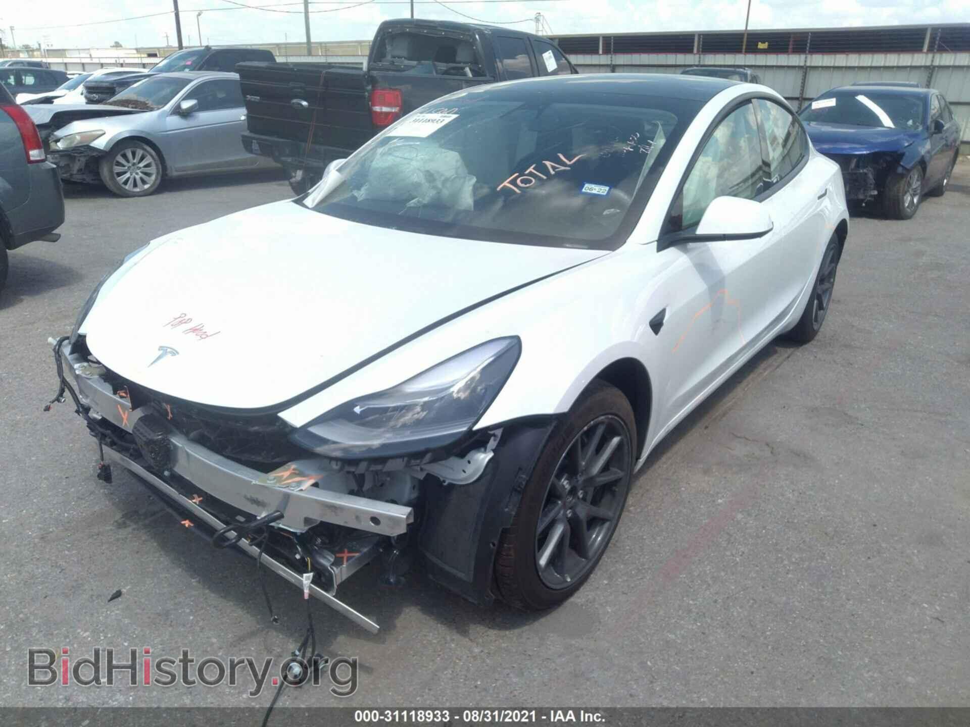 2021 TESLA MODEL 3 - VIN: 5YJ3E1EA6MF976250 - Photo 2