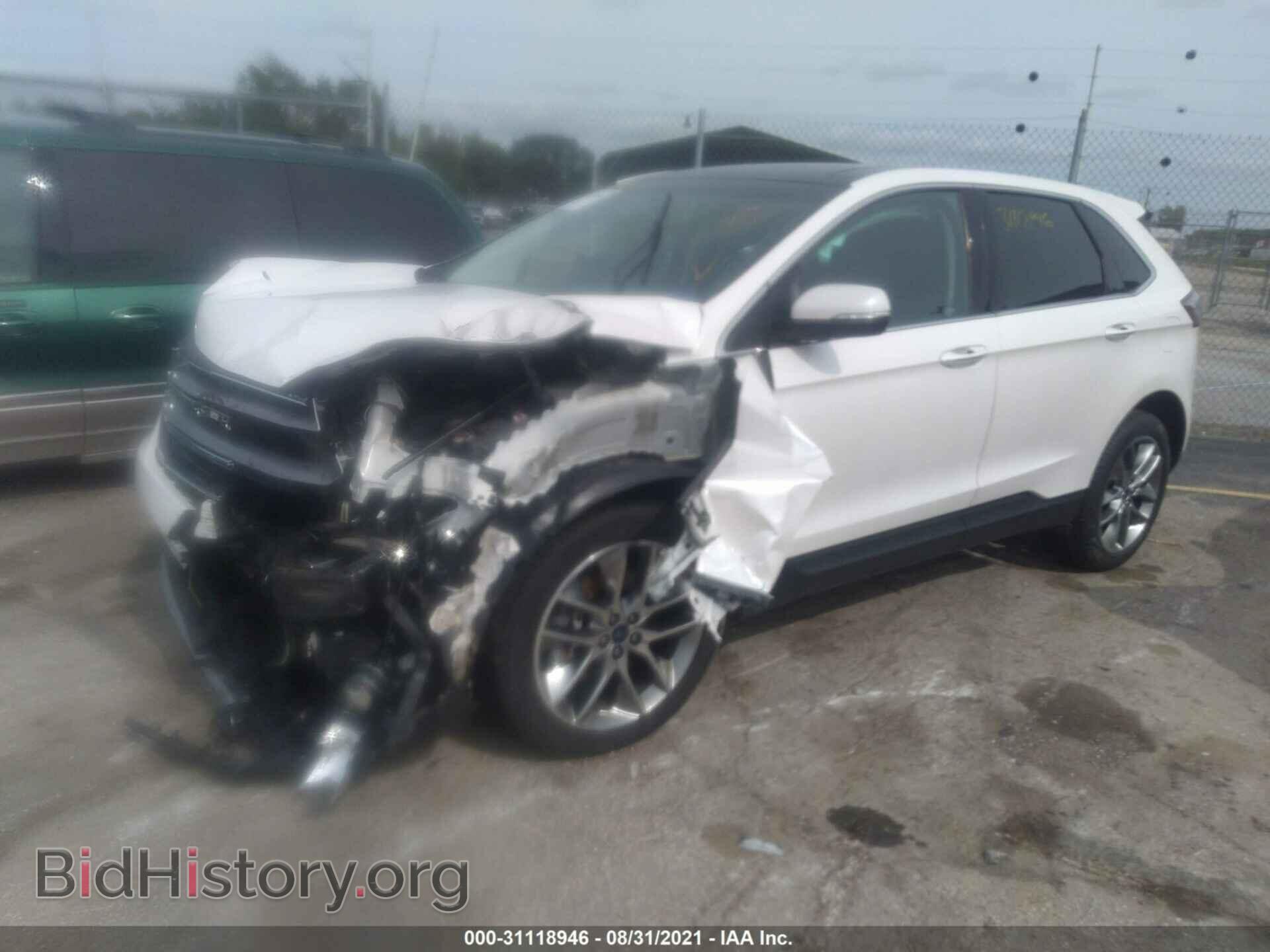 2016 FORD EDGE - VIN: 2FMPK4K80GBC30323 - Photo 2