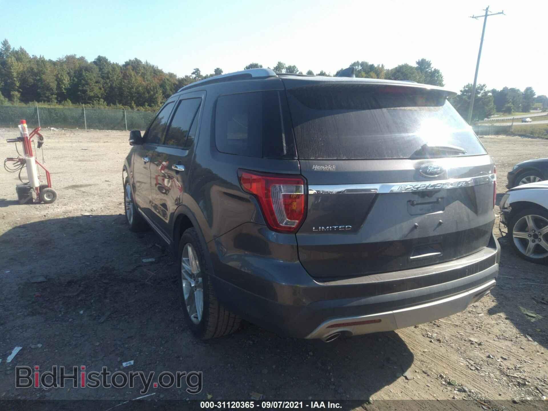 2016 FORD EXPLORER - VIN: 1FM5K7F88GGB01435 - Фото 3