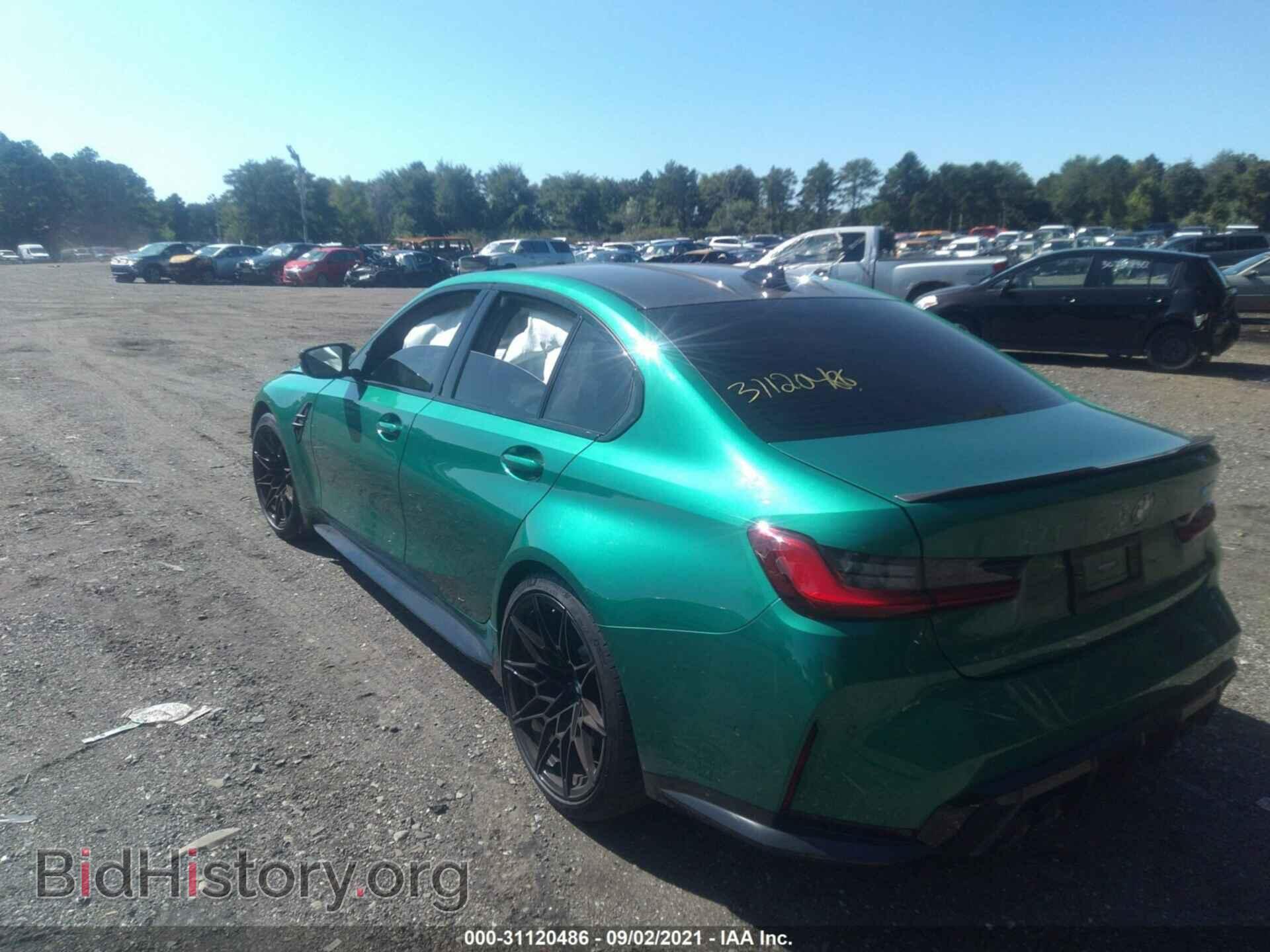 2021 BMW M3 - VIN: WBS53AY03MFL45011 - Photo 3