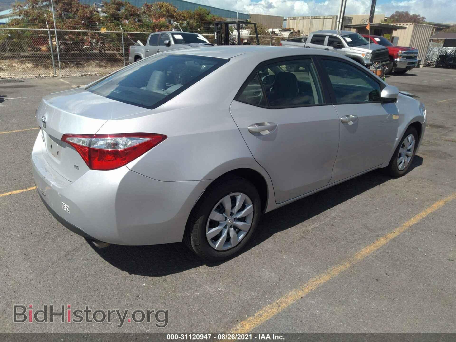 2014 TOYOTA COROLLA - VIN: 5YFBURHE8EP003162 - Фото 4
