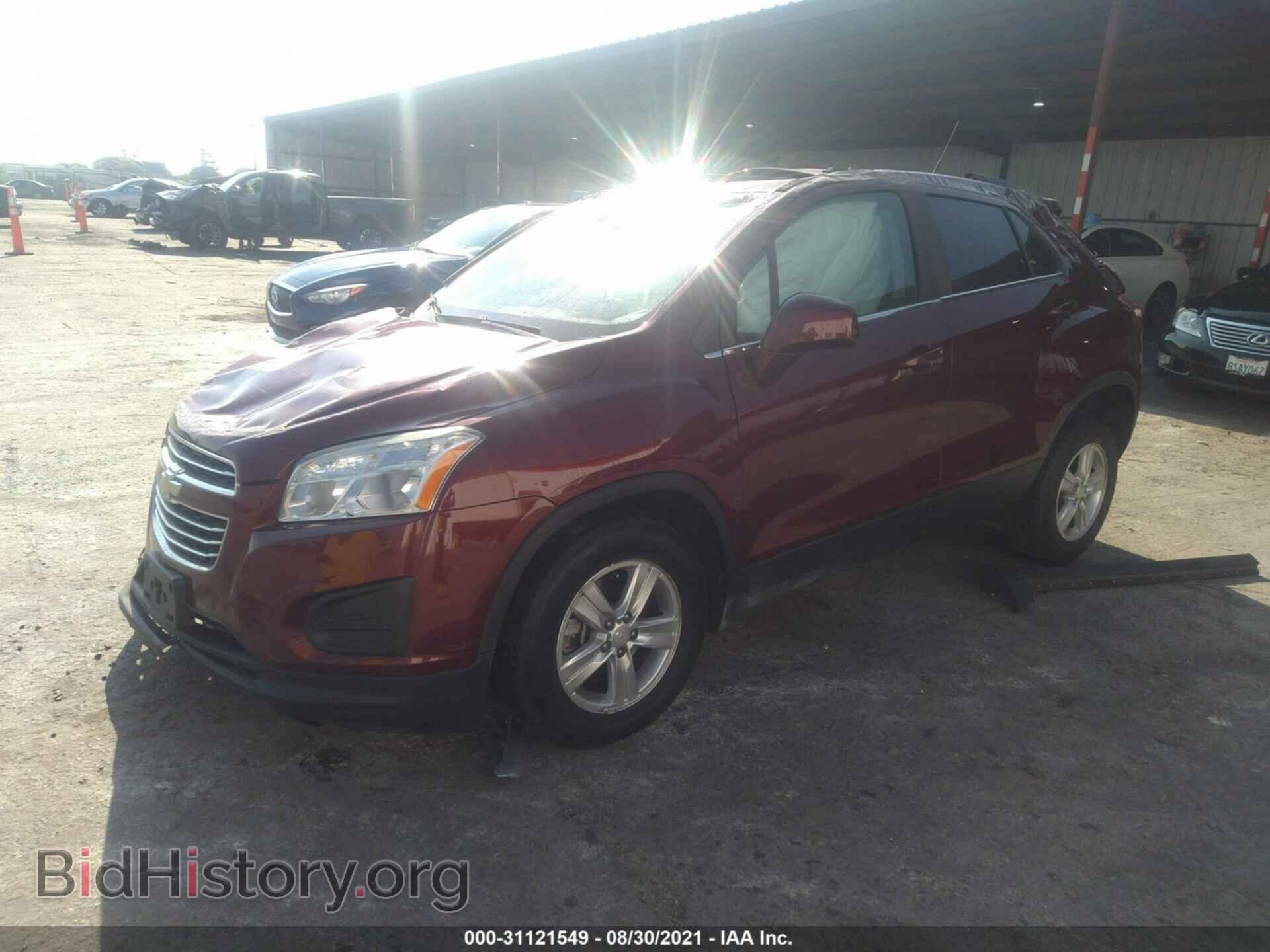 2016 CHEVROLET TRAX - VIN: 3GNCJPSB4GL124147 - Фото 2