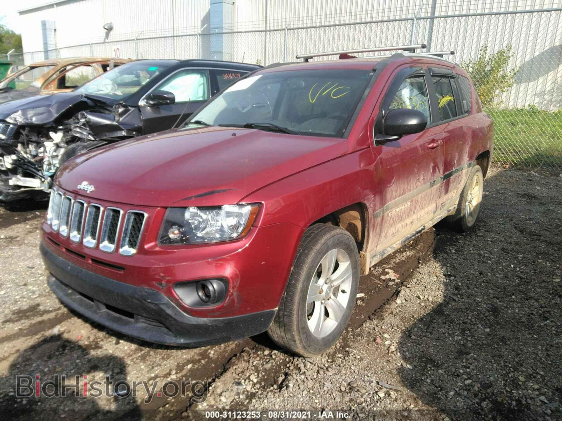 2016 JEEP COMPASS - VIN: 1C4NJDBB6GD805366 - Фото 2