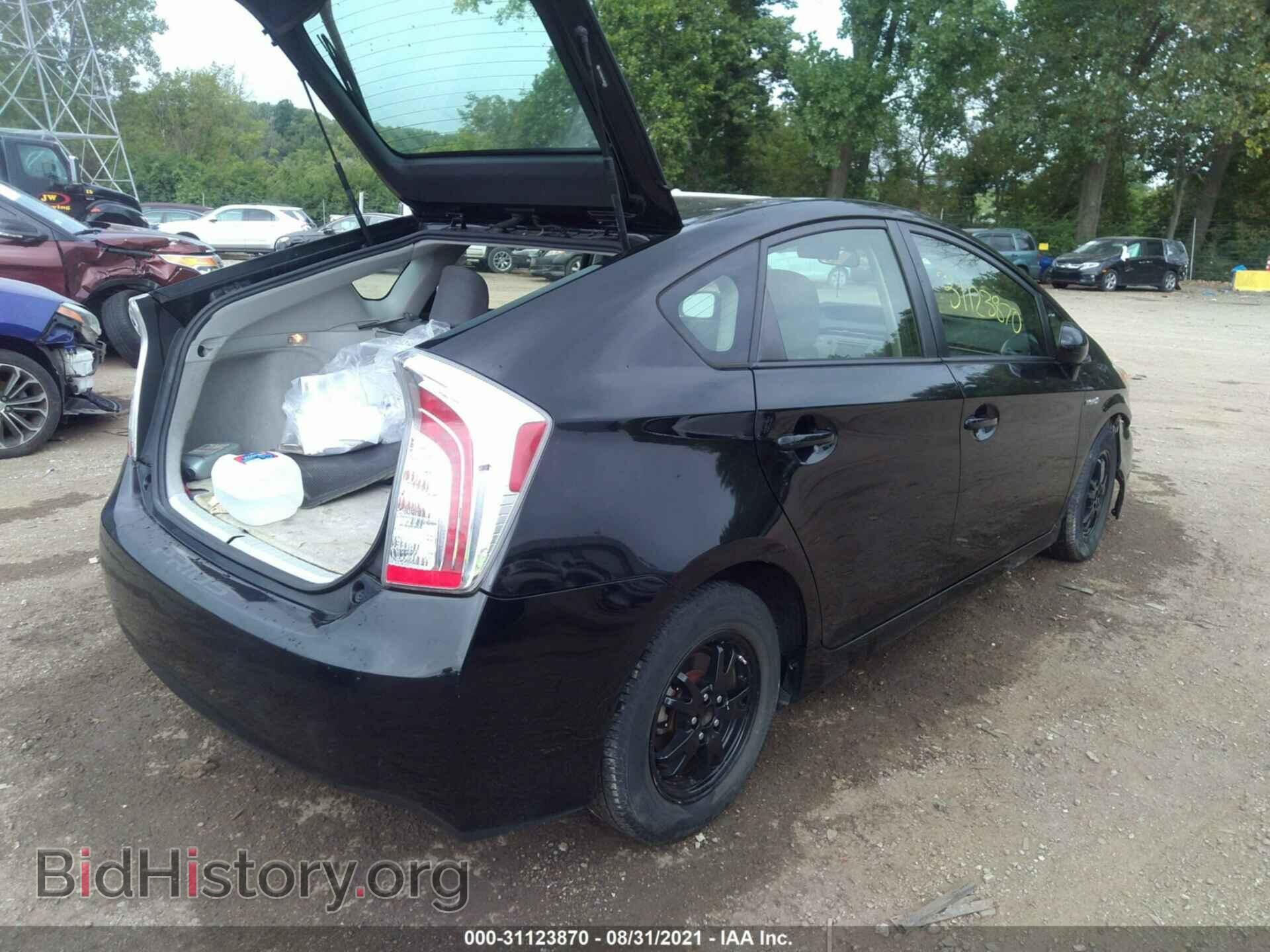 2012 TOYOTA PRIUS - VIN: JTDKN3DU9C5488400 - Фото 4