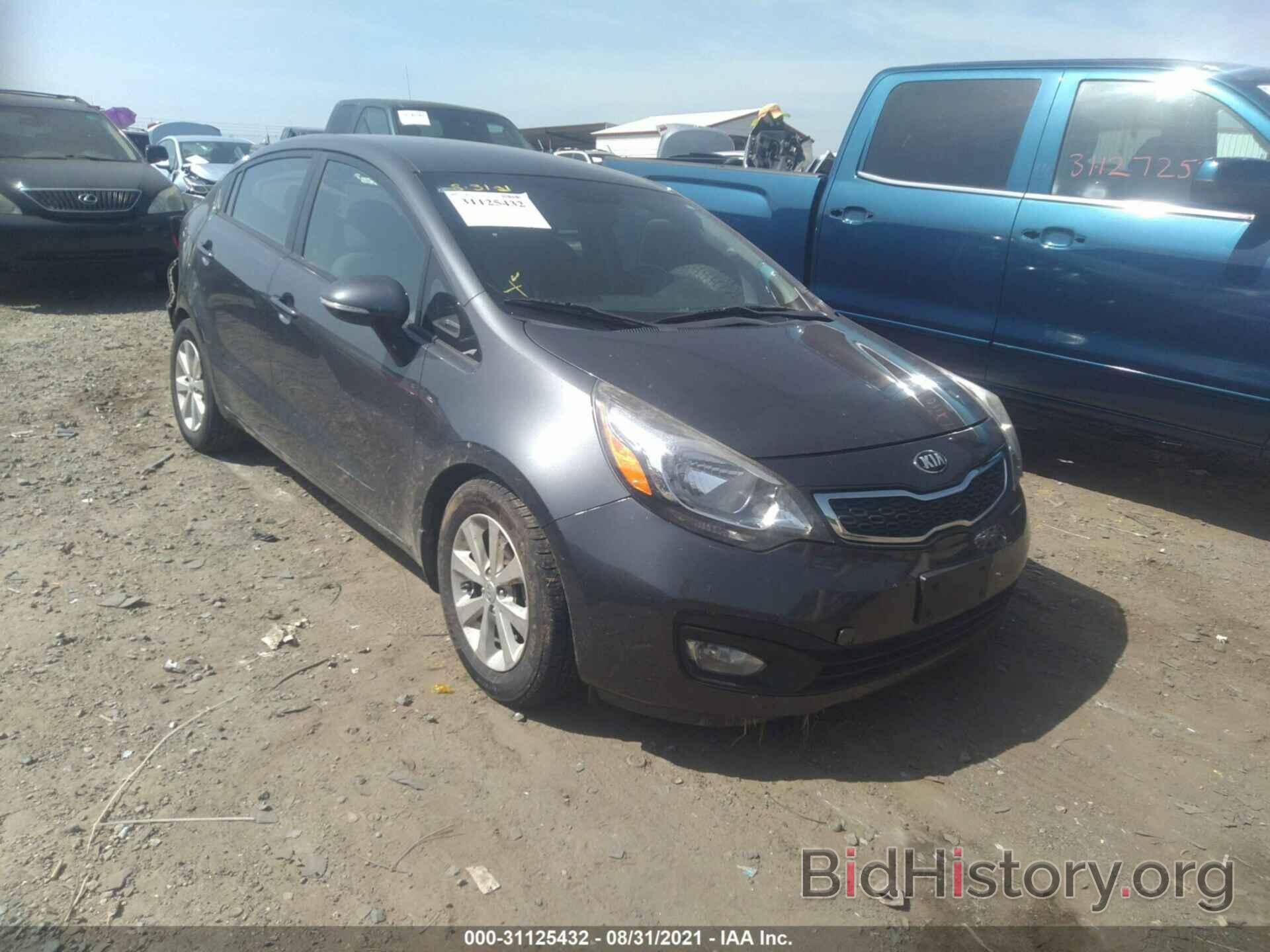 Photo KNADN4A36E6377839 - KIA RIO 2014