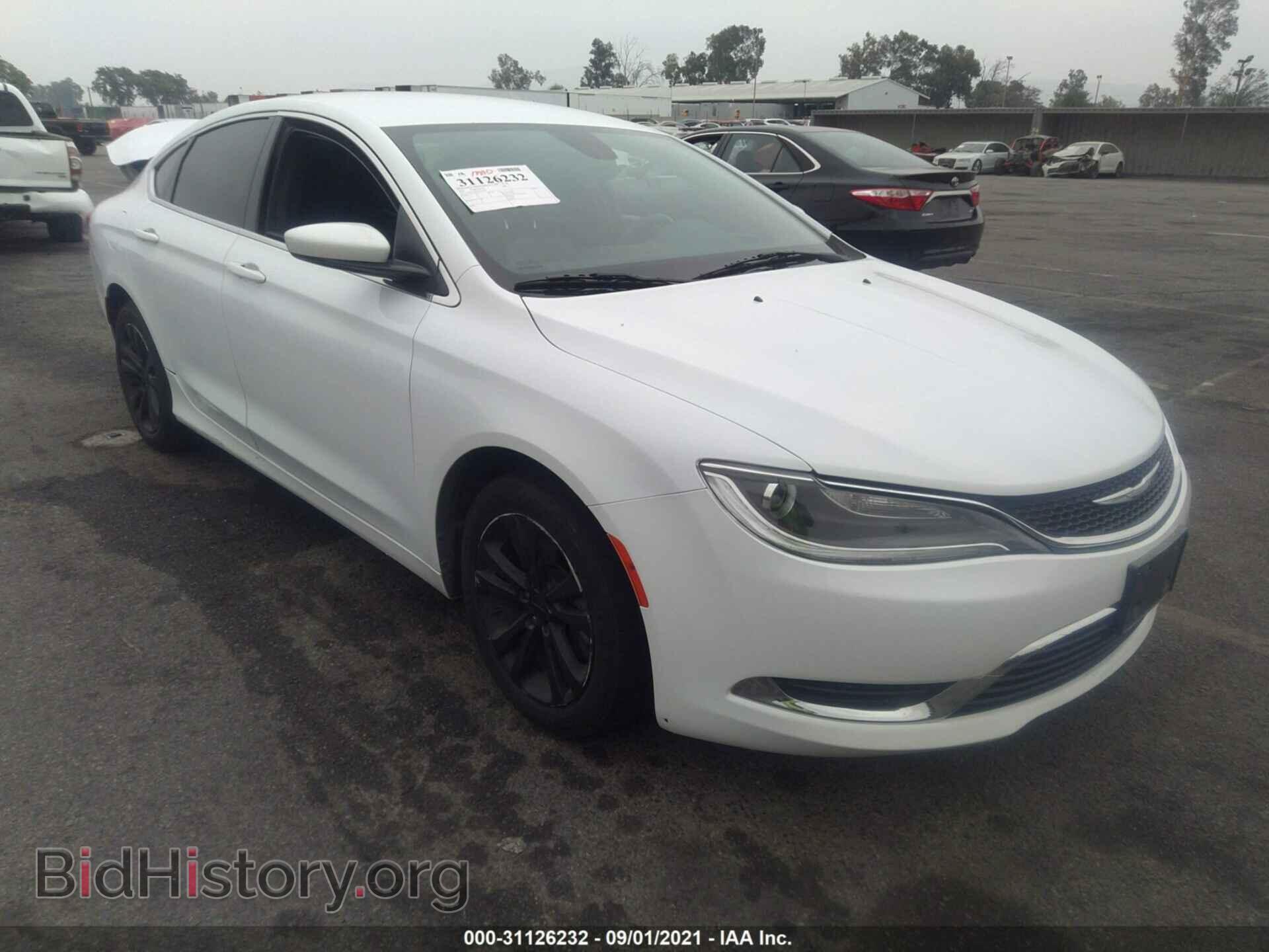 Фотография 1C3CCCAB2GN184493 - CHRYSLER 200 2016