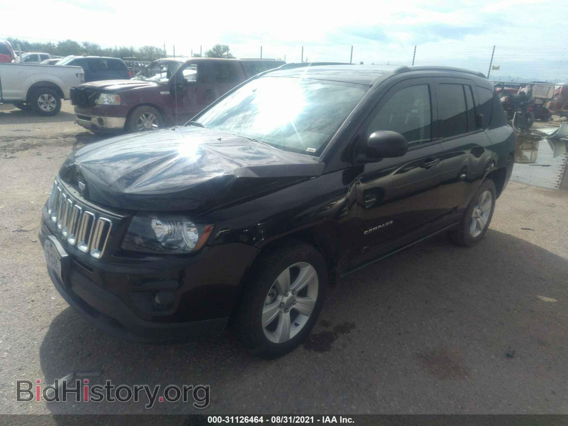 2016 JEEP COMPASS - VIN: 1C4NJCBA9GD743771 - Фото 2