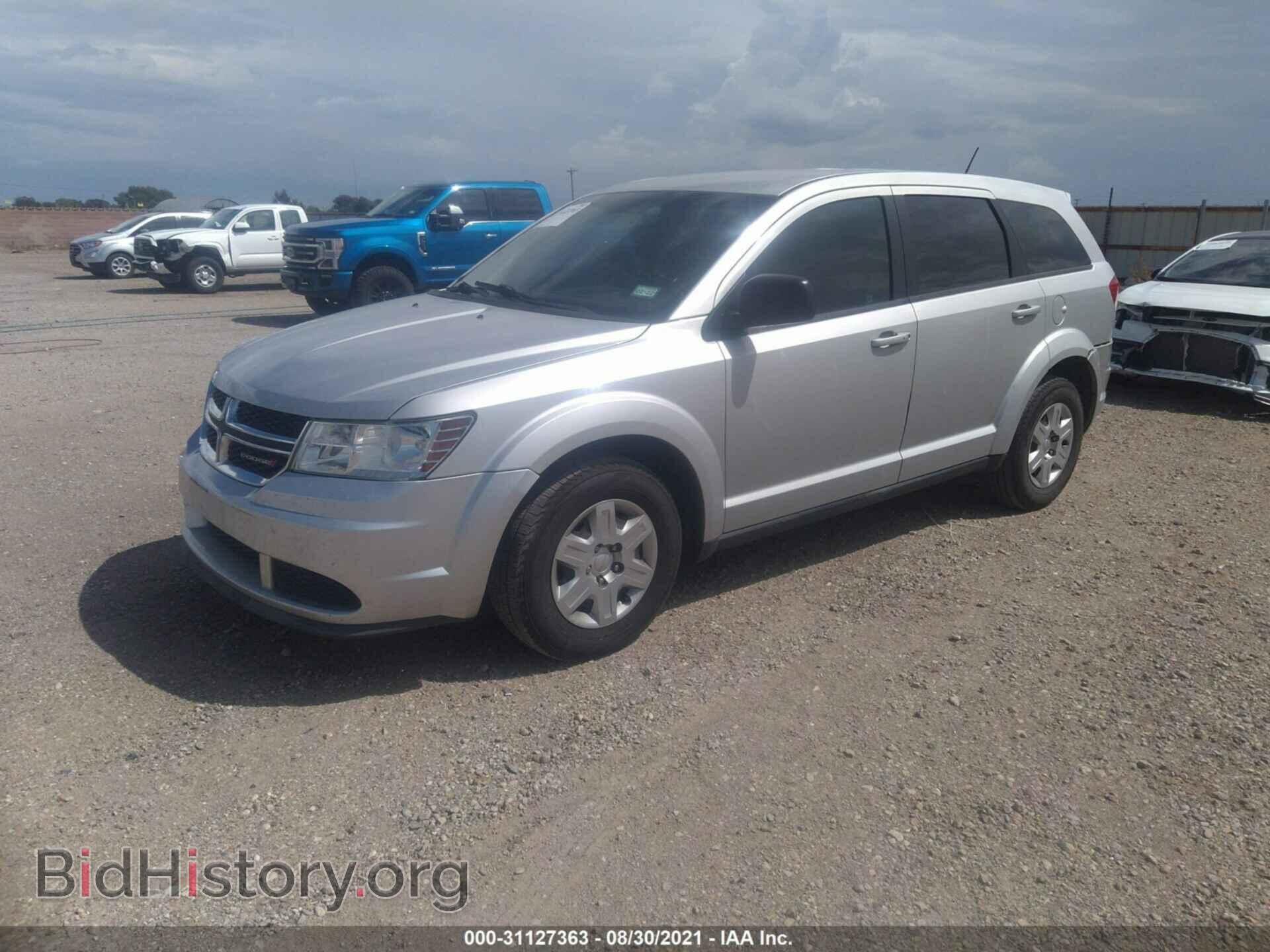 2012 DODGE JOURNEY - VIN: 3C4PDCAB7CT345067 - Фото 2