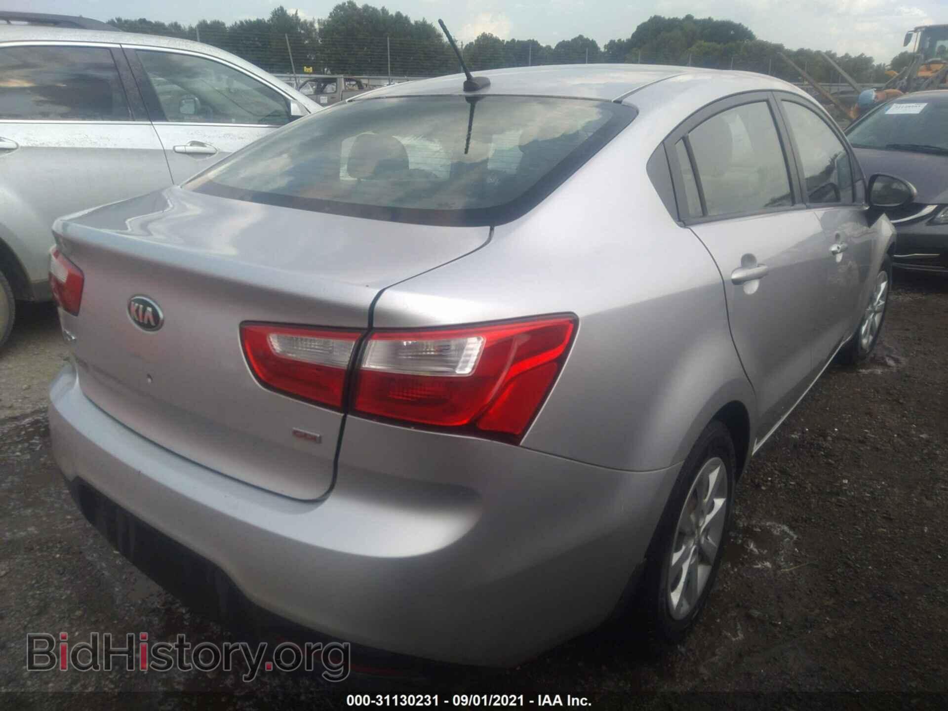 2013 KIA RIO - VIN: KNADM4A34D6174143 - Фото 4