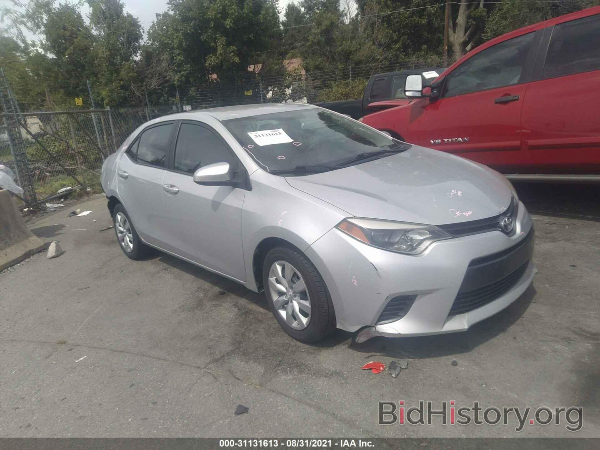 Photo 2T1BURHE9FC262504 - TOYOTA COROLLA 2015