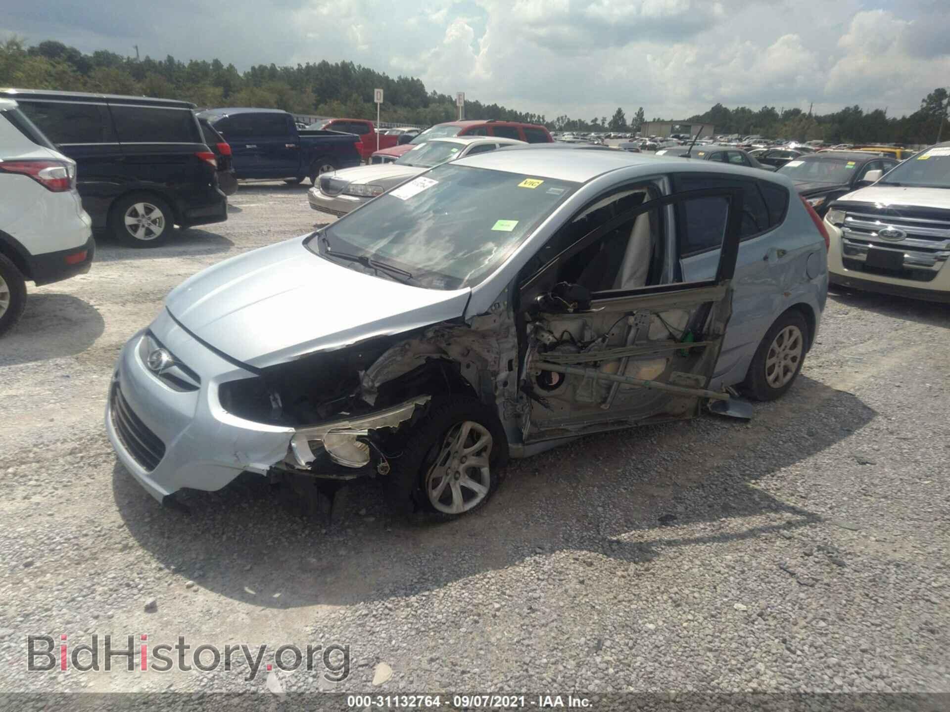 2012 HYUNDAI ACCENT - VIN: KMHCT5AE1CU001436 - Фото 2