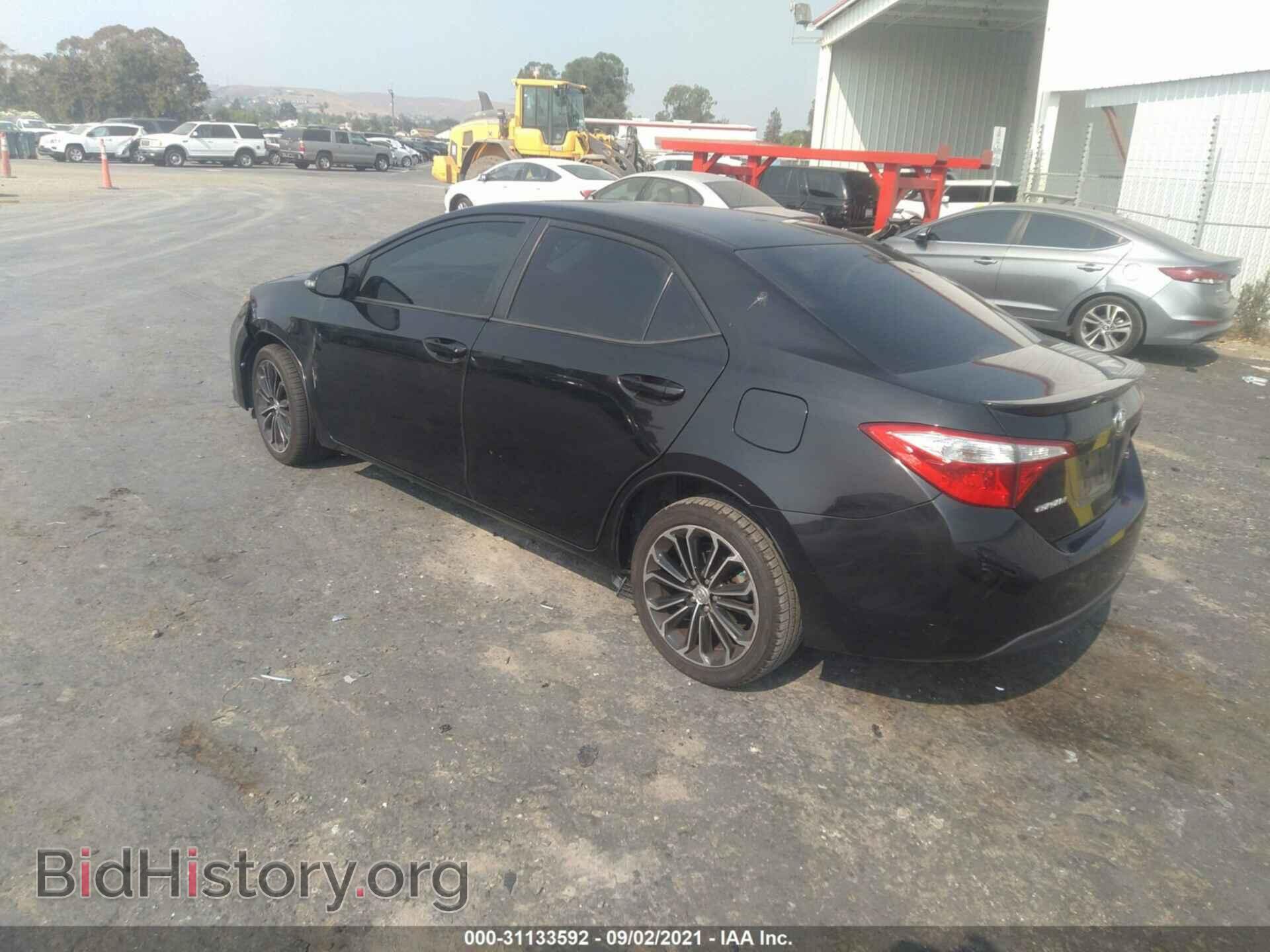2014 TOYOTA COROLLA - VIN: 2T1BURHE4EC061107 - Фото 3