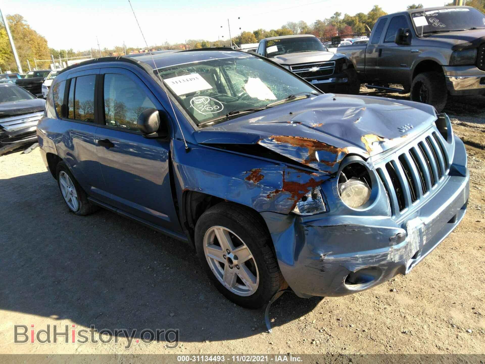 Photo 1J8FF47W97D278949 - JEEP COMPASS 2007