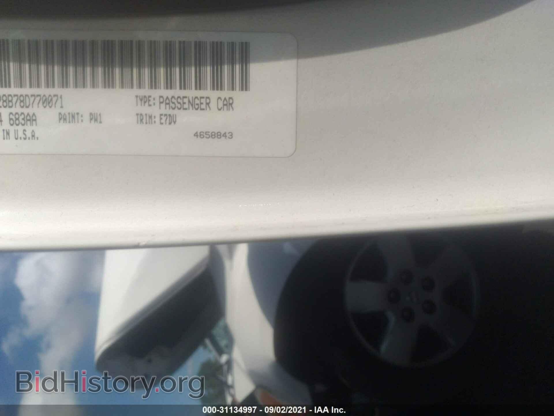 2008 DODGE CALIBER - VIN: 1B3HB28B78D770071 - Фото 9