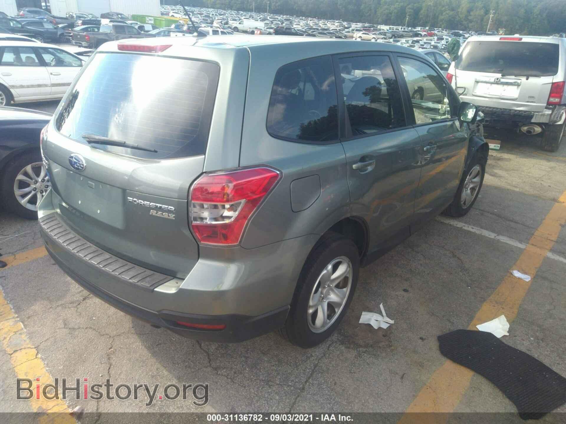 2014 SUBARU FORESTER - VIN: JF2SJAAC9EH483051 - Фото 4