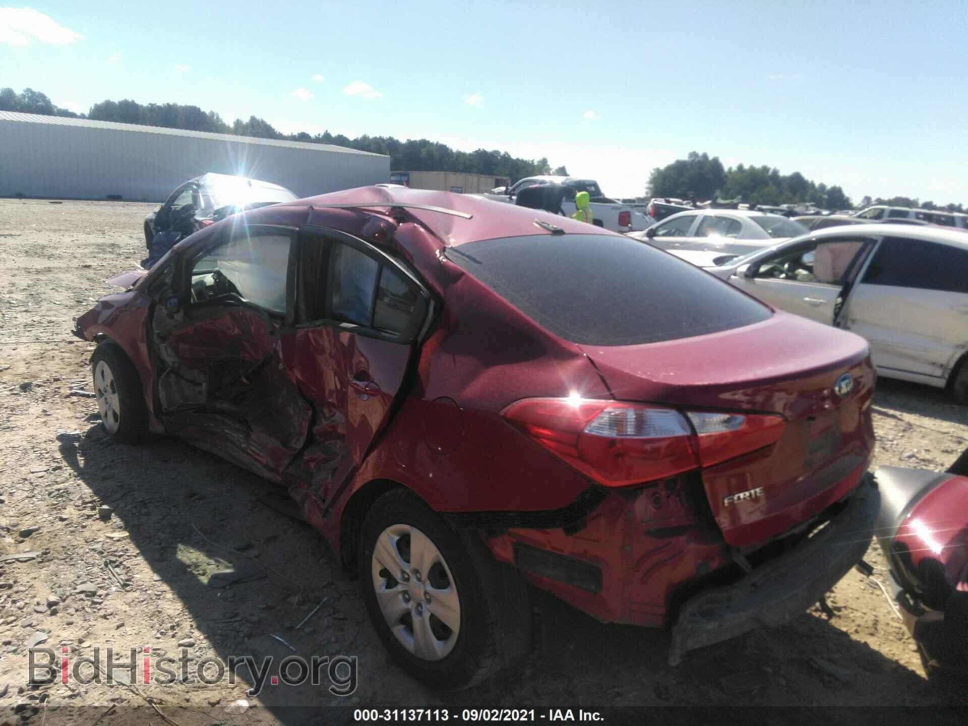 2016 KIA FORTE - VIN: KNAFK4A61G5601412 - Фото 3