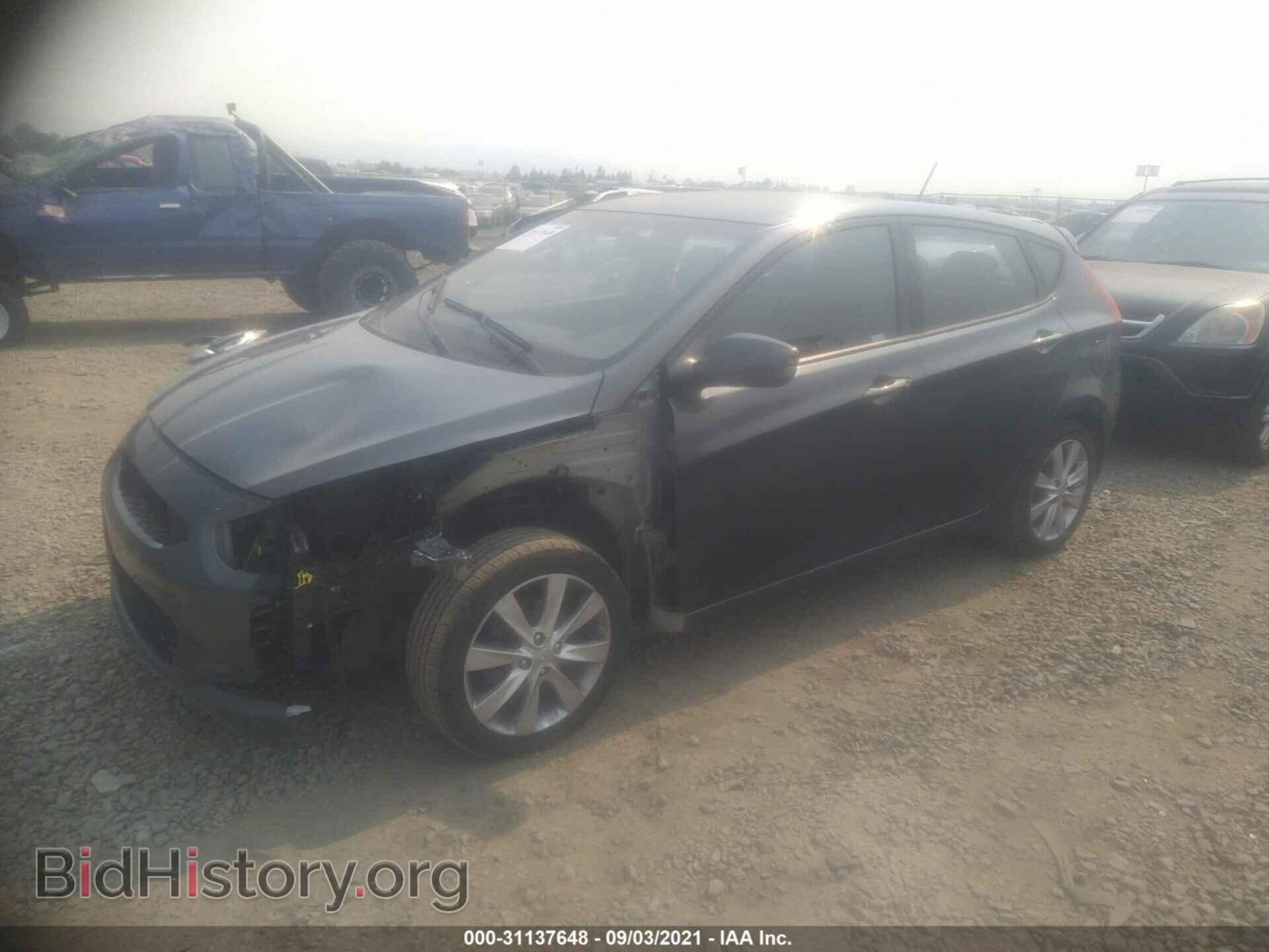 2012 HYUNDAI ACCENT - VIN: KMHCU5AE4CU051633 - Фото 2
