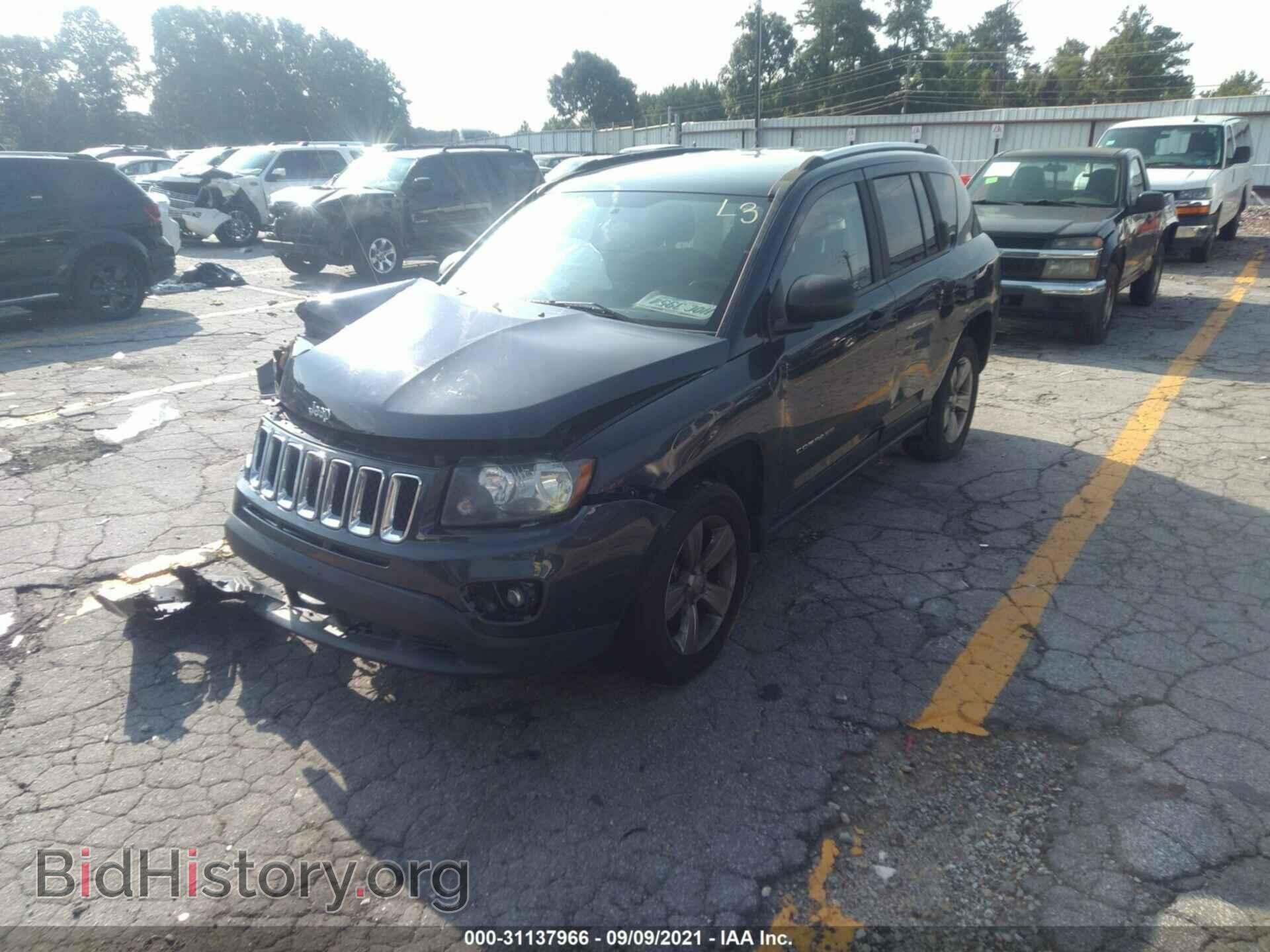 2014 JEEP COMPASS - VIN: 1C4NJDBBXED665349 - Фото 2
