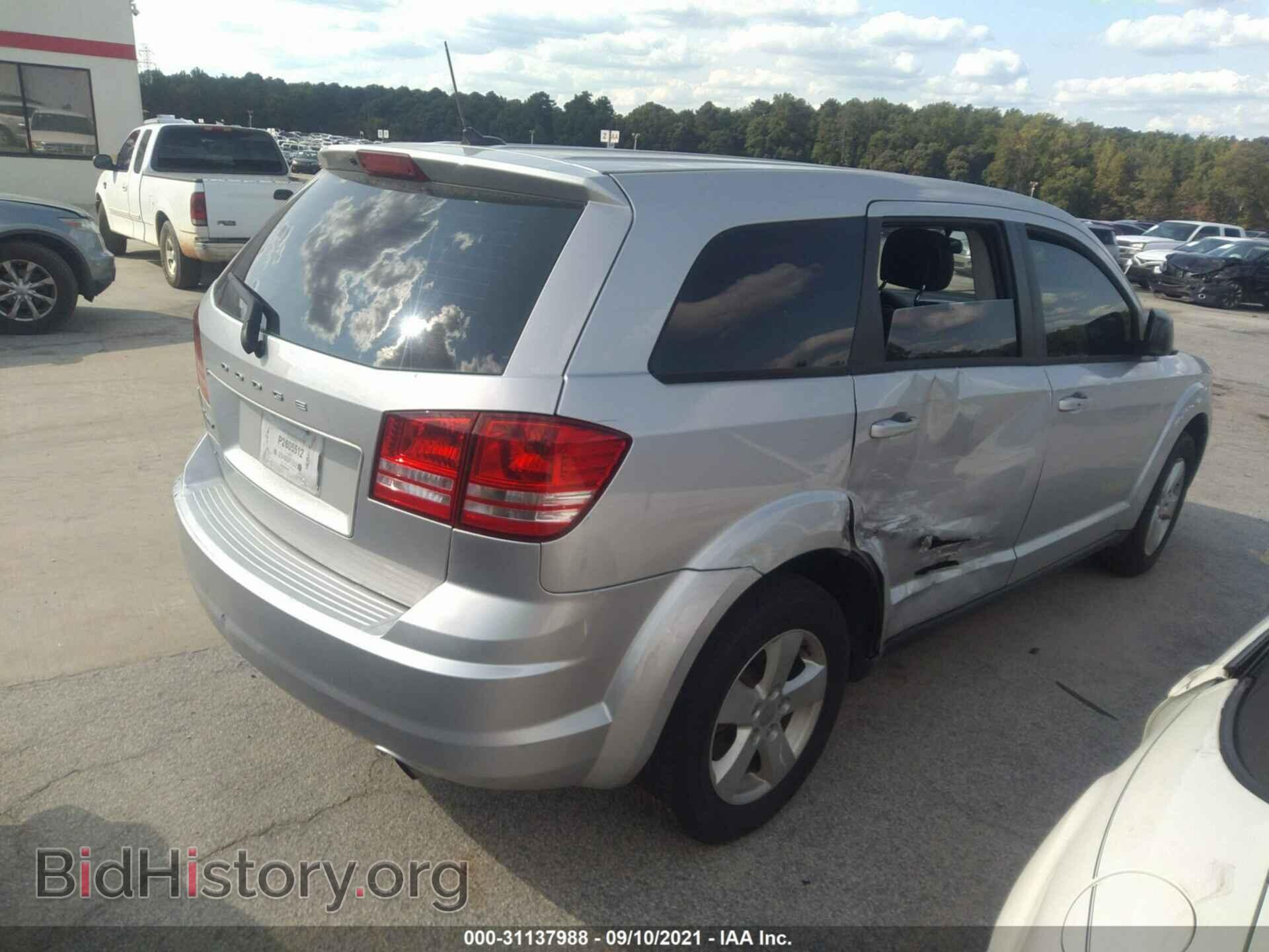 2013 DODGE JOURNEY - VIN: 3C4PDCAB5DT500393 - Фото 4