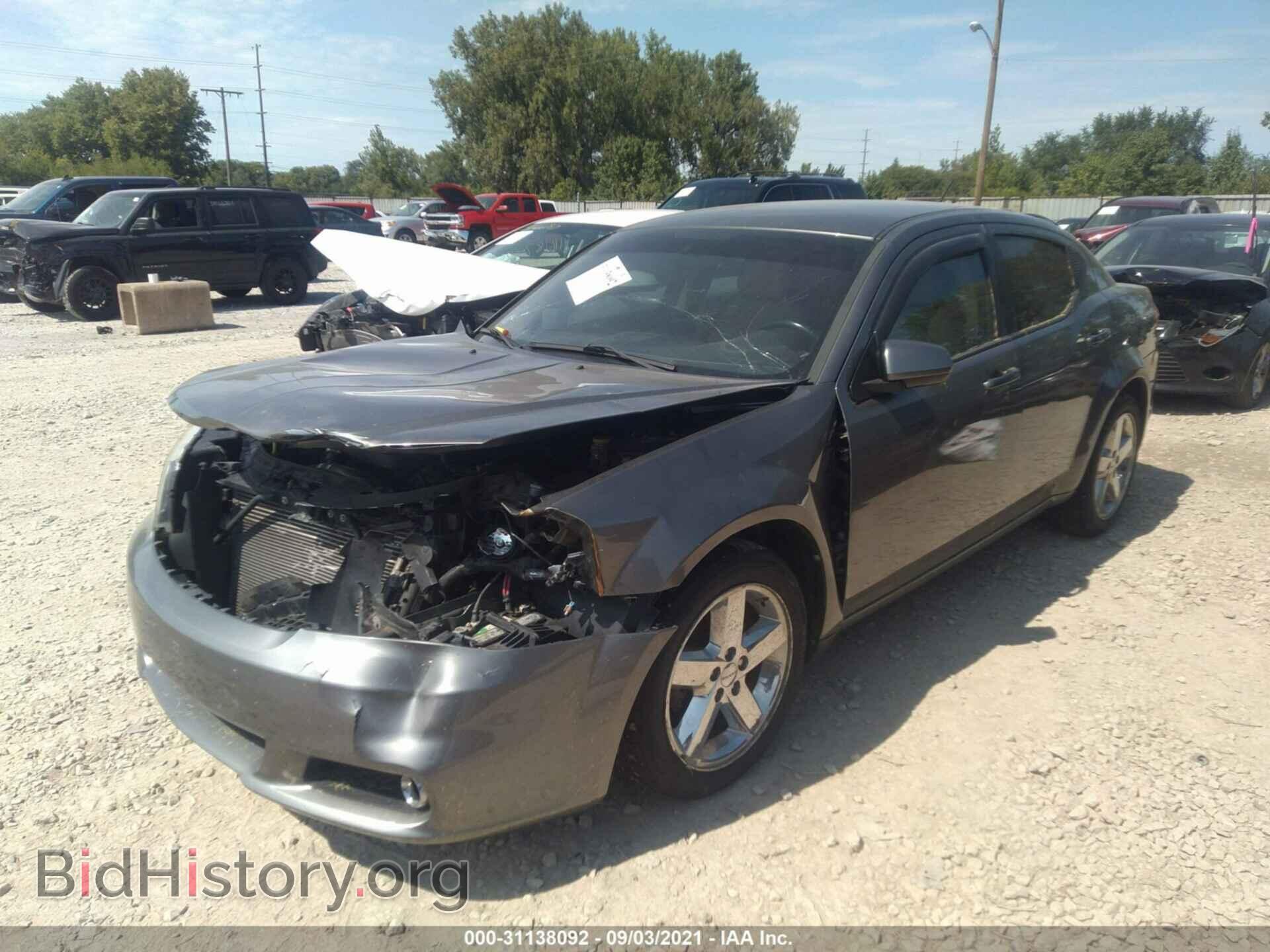2013 DODGE AVENGER - VIN: 1C3CDZCB1DN616967 - Фото 2