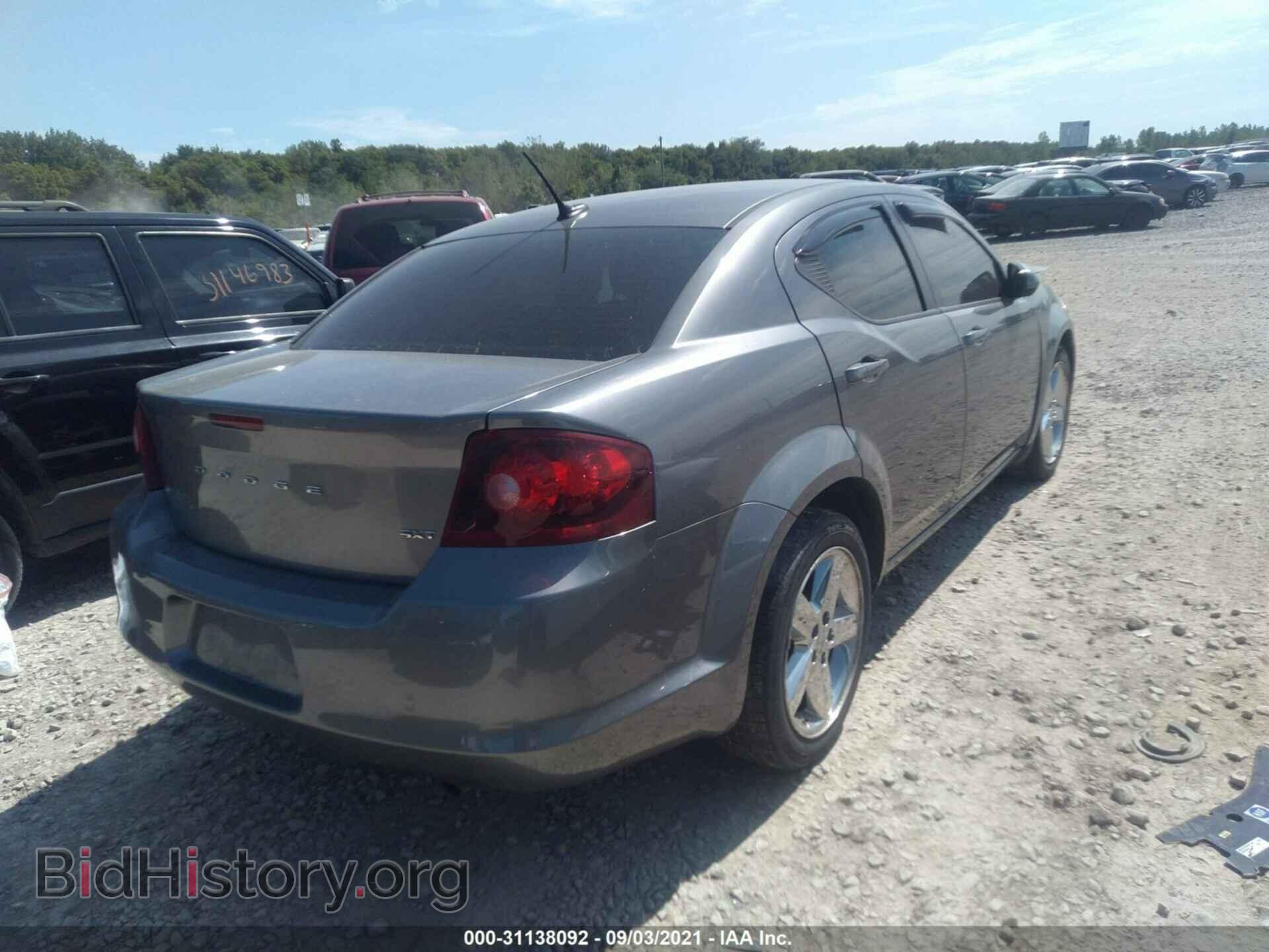 2013 DODGE AVENGER - VIN: 1C3CDZCB1DN616967 - Фото 4