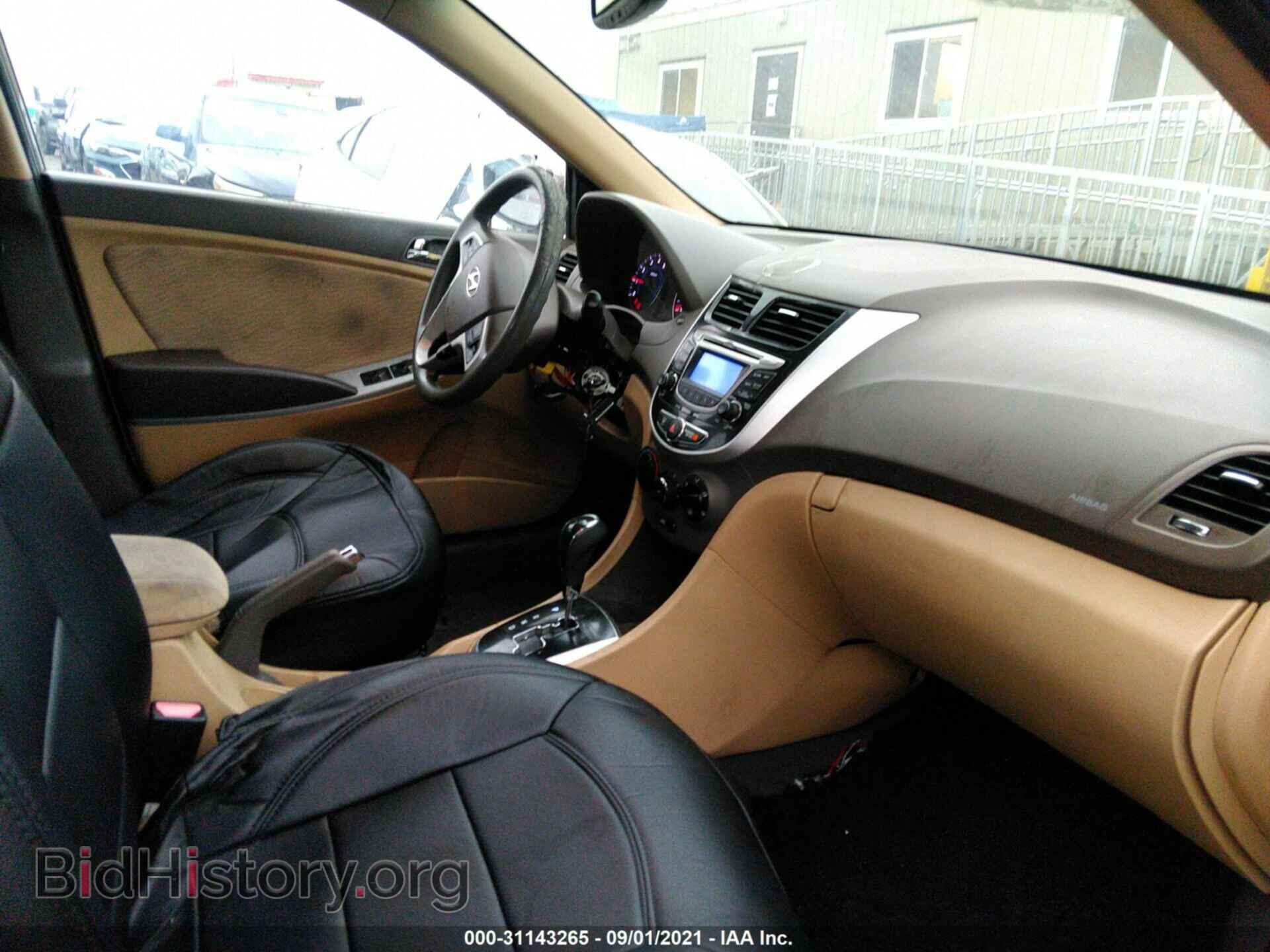 2012 HYUNDAI ACCENT - VIN: KMHCU4AE2CU267622 - Фото 5