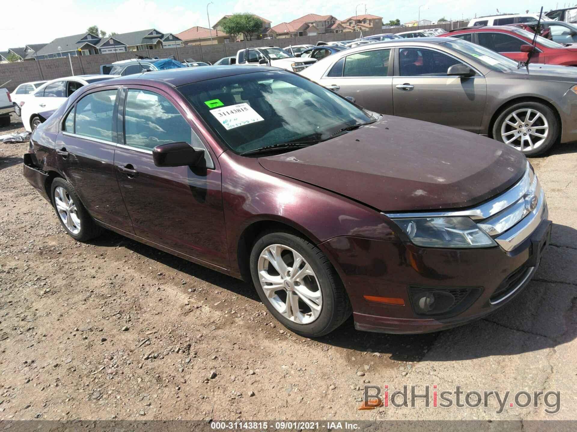 Photo 3FAHP0HA6CR337519 - FORD FUSION 2012