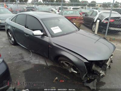 2016 Audi S4 Premium Plus, серый — VIN WAUBGAFL1GA011084, IAAI