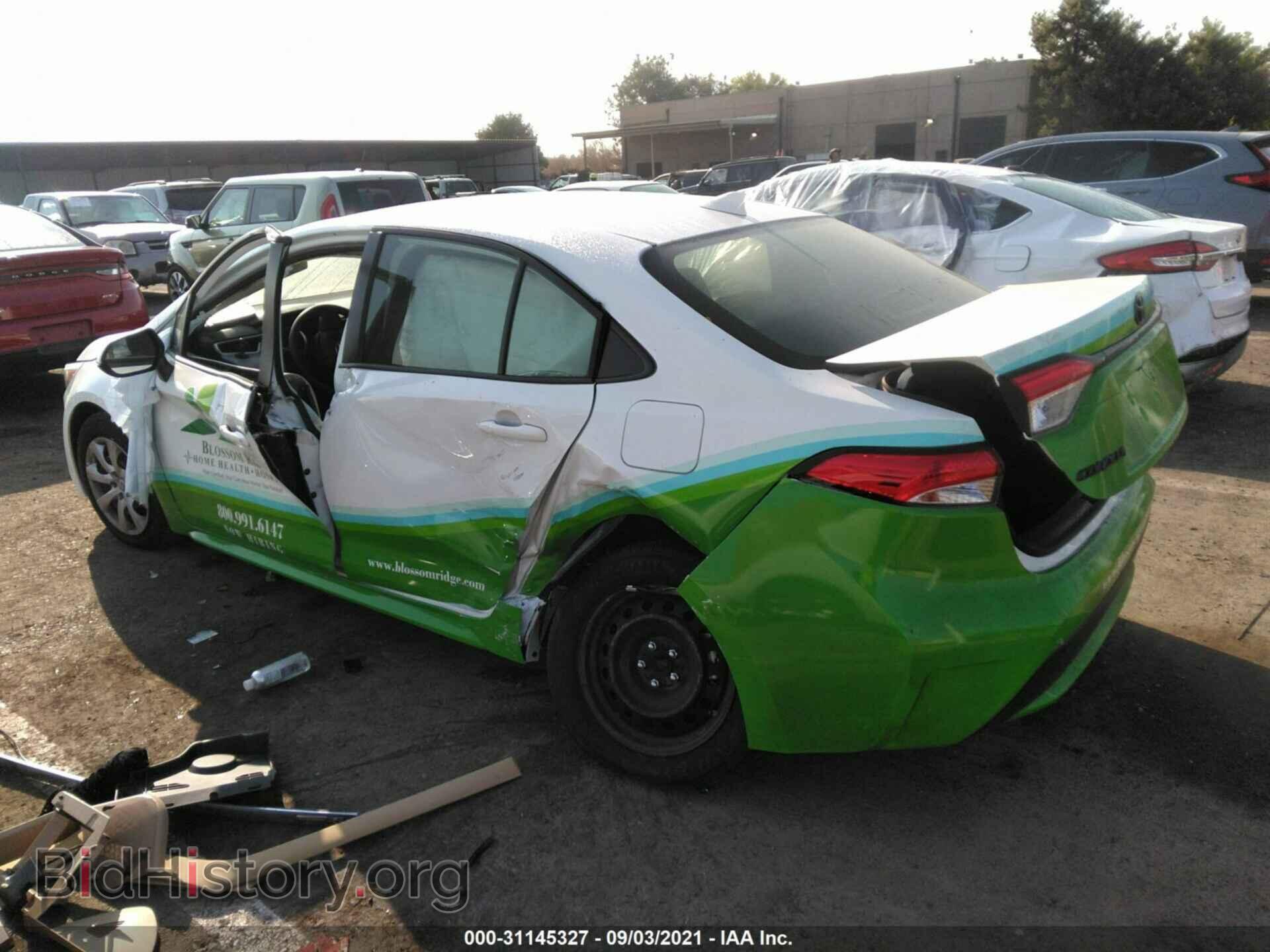 2021 TOYOTA COROLLA - VIN: JTDEPMAE4MJ186208 - Фото 3